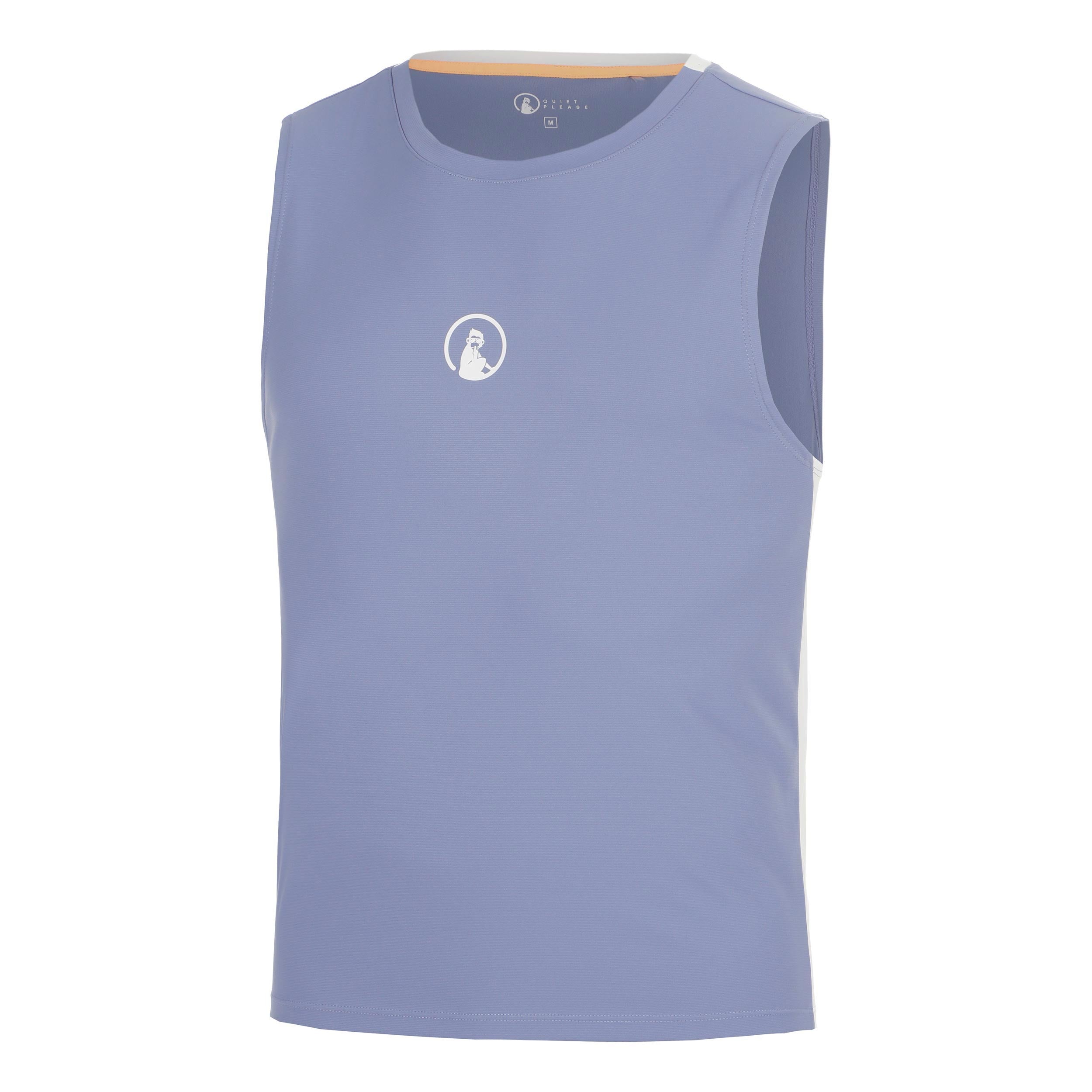 Quiet Please Glow Winner Tech Débardeur tank top Hommes - bleu