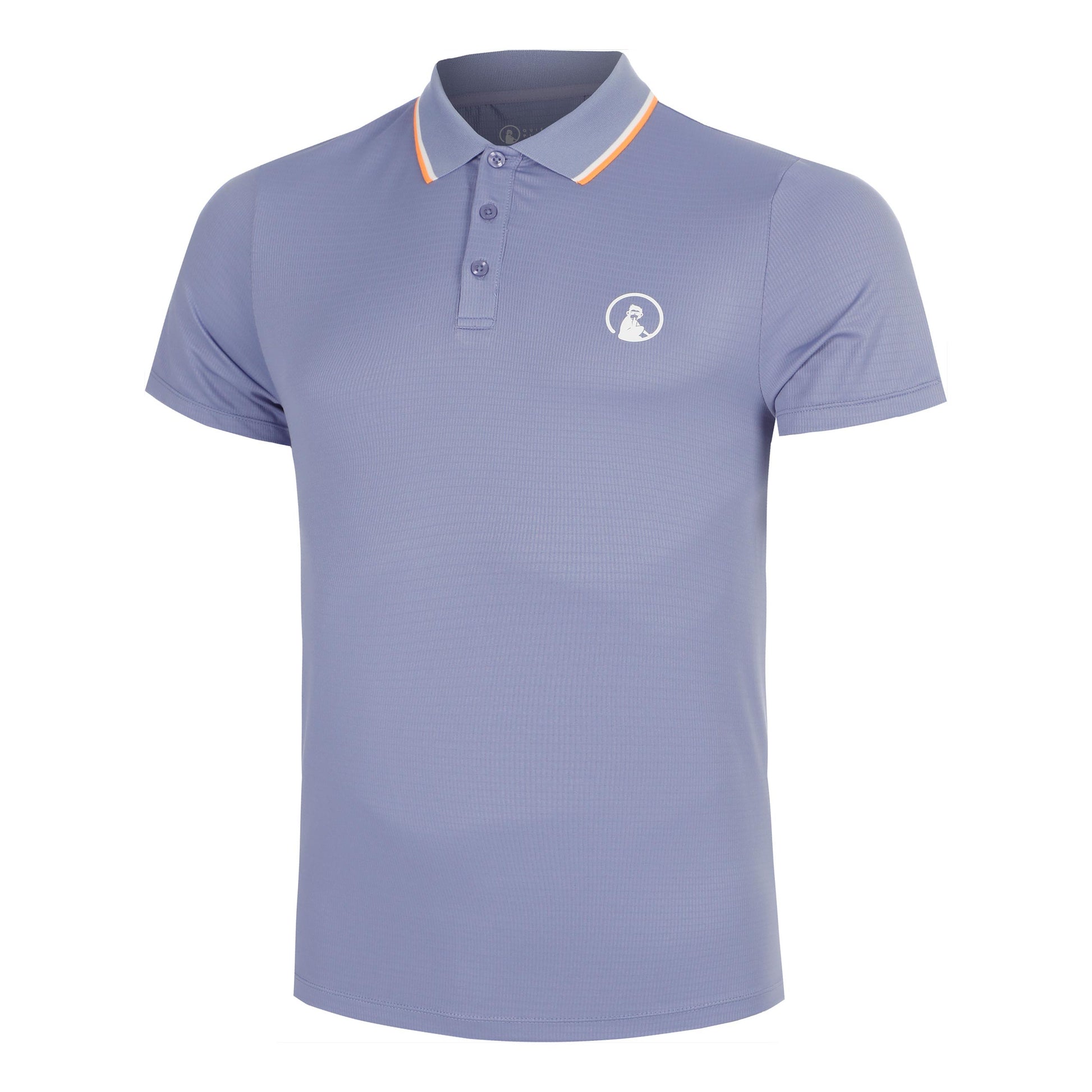 Quiet Please Glow Tournament Tipping Polo Polo Hommes - bleu