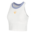 Memories Rib Crop Débardeur tank top Femmes - crème