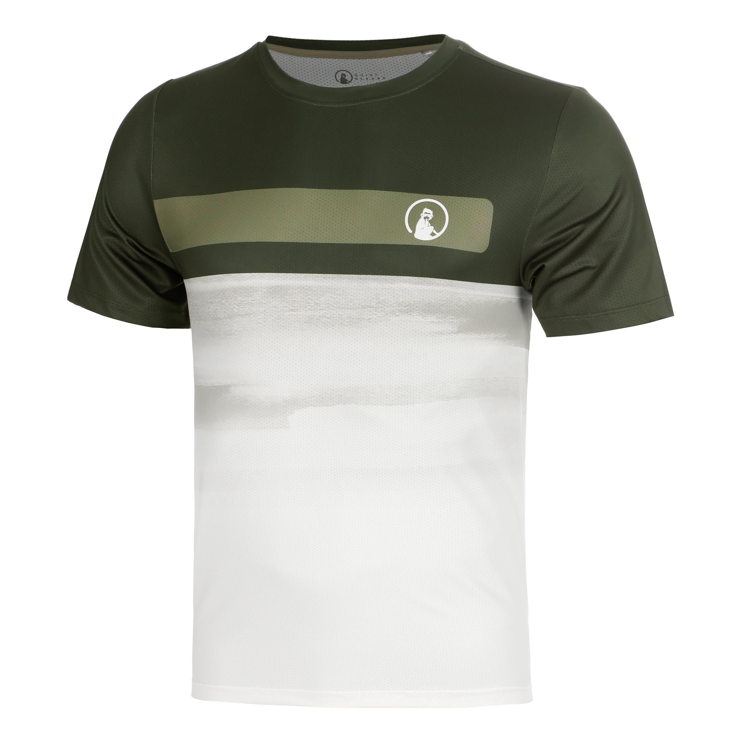 Quiet Please Memories Receiver Faded Wipe T-shirt Hommes - vert foncé