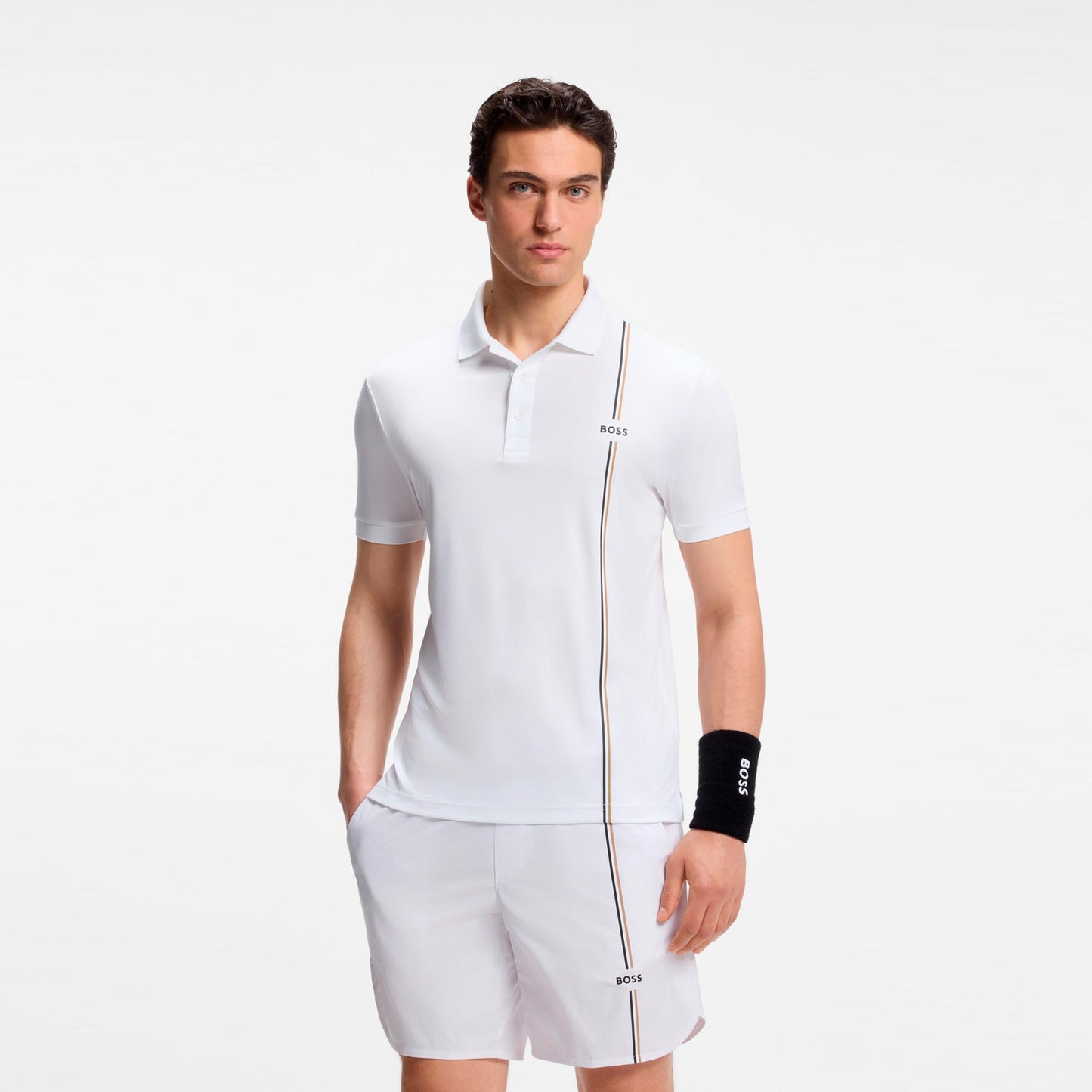BOSS Game 3 Polo Hommes - blanc