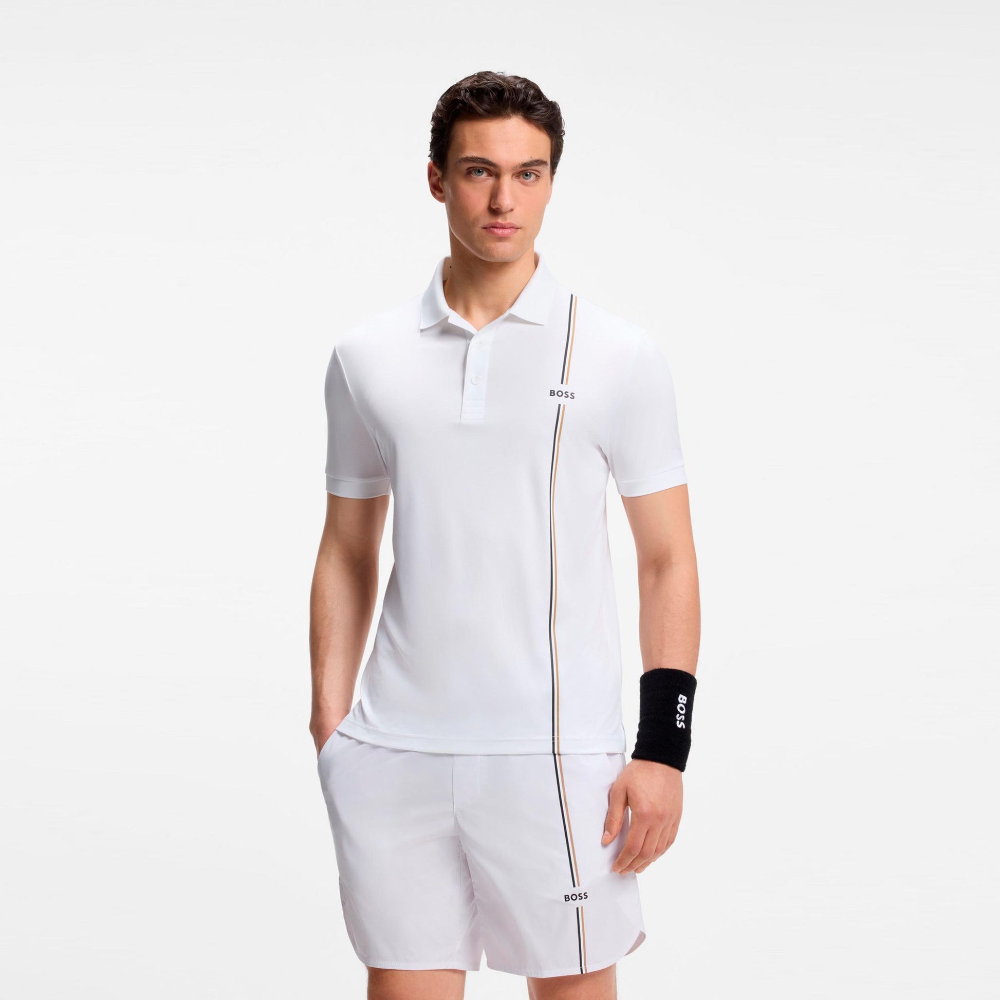 BOSS Game 3 Polo Hommes - blanc