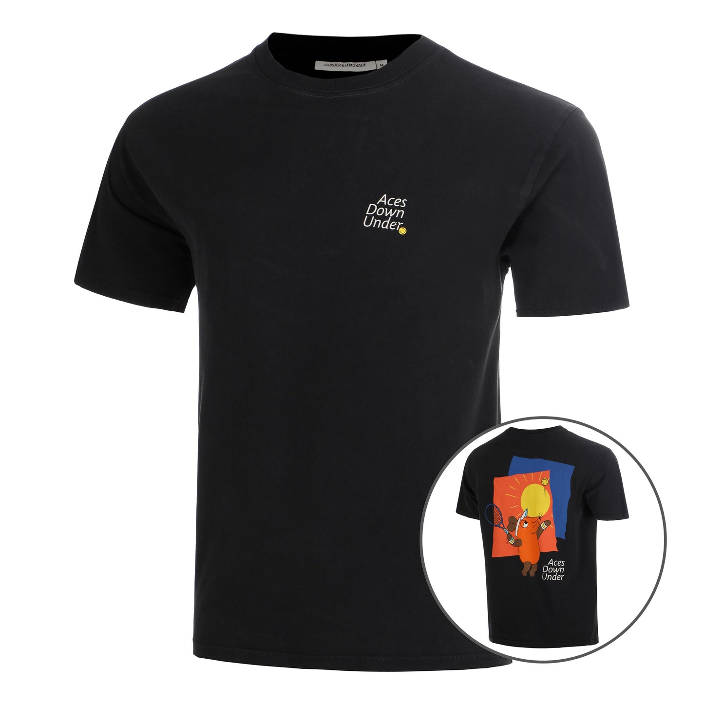 Lobster & Lemonade Maus Aces Down Under – '89 Band T-shirt Unisex - noir