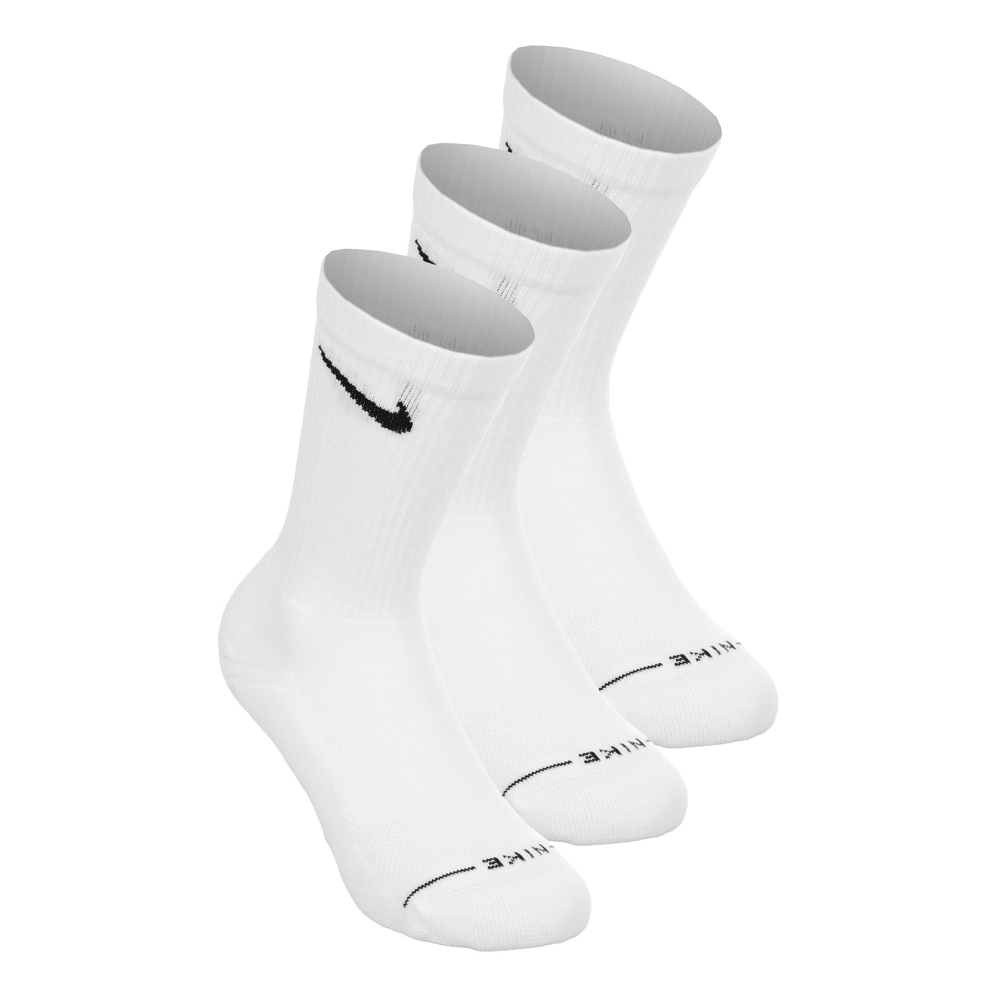 Nike Crew Chaussettes de tennis Pack de 3 Unisex - blanc