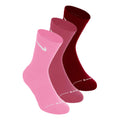 Crew Chaussettes de tennis Pack de 3 Unisex - rouge, rosé