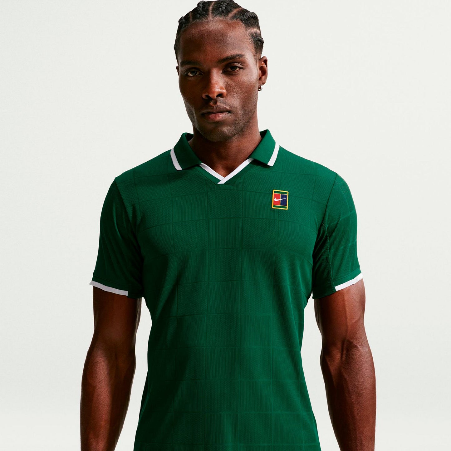 Nike Court Dri-Fit Advantage Slam Polo Hommes - vert foncé