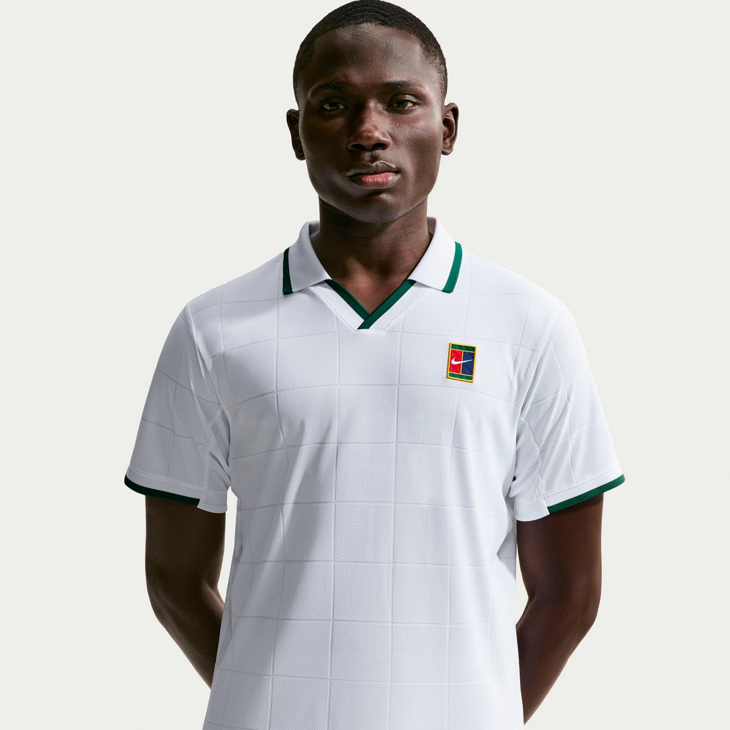 Nike Court Dri-Fit Advantage Slam Polo Hommes - blanc