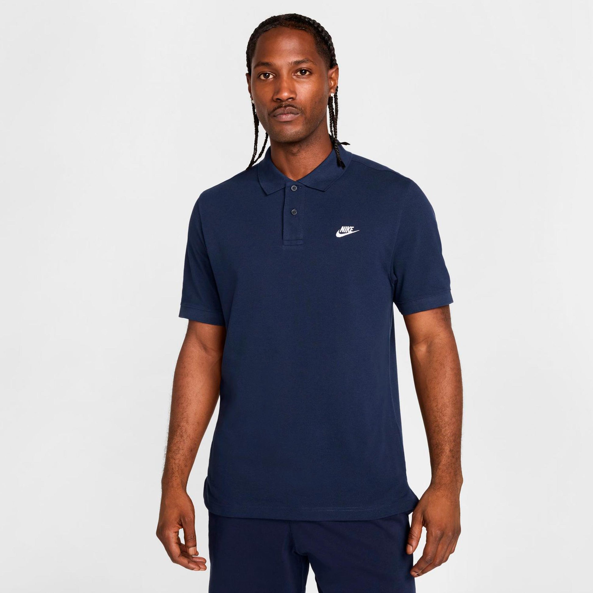 Nike Club Pique Polo Hommes - bleu foncé