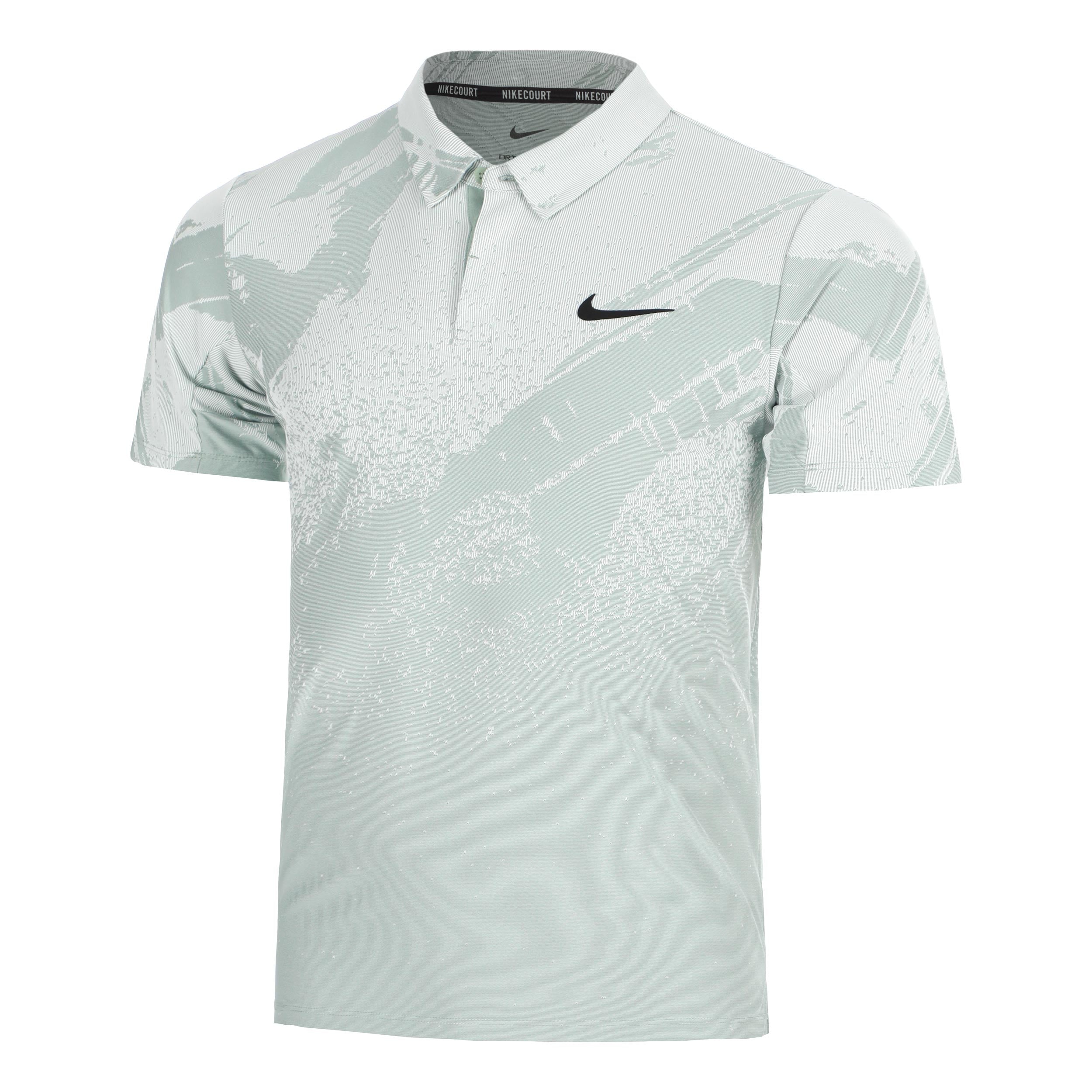 Nike Court Dri-Fit Advantage Slam Polo Hommes - blanc cassé, noir