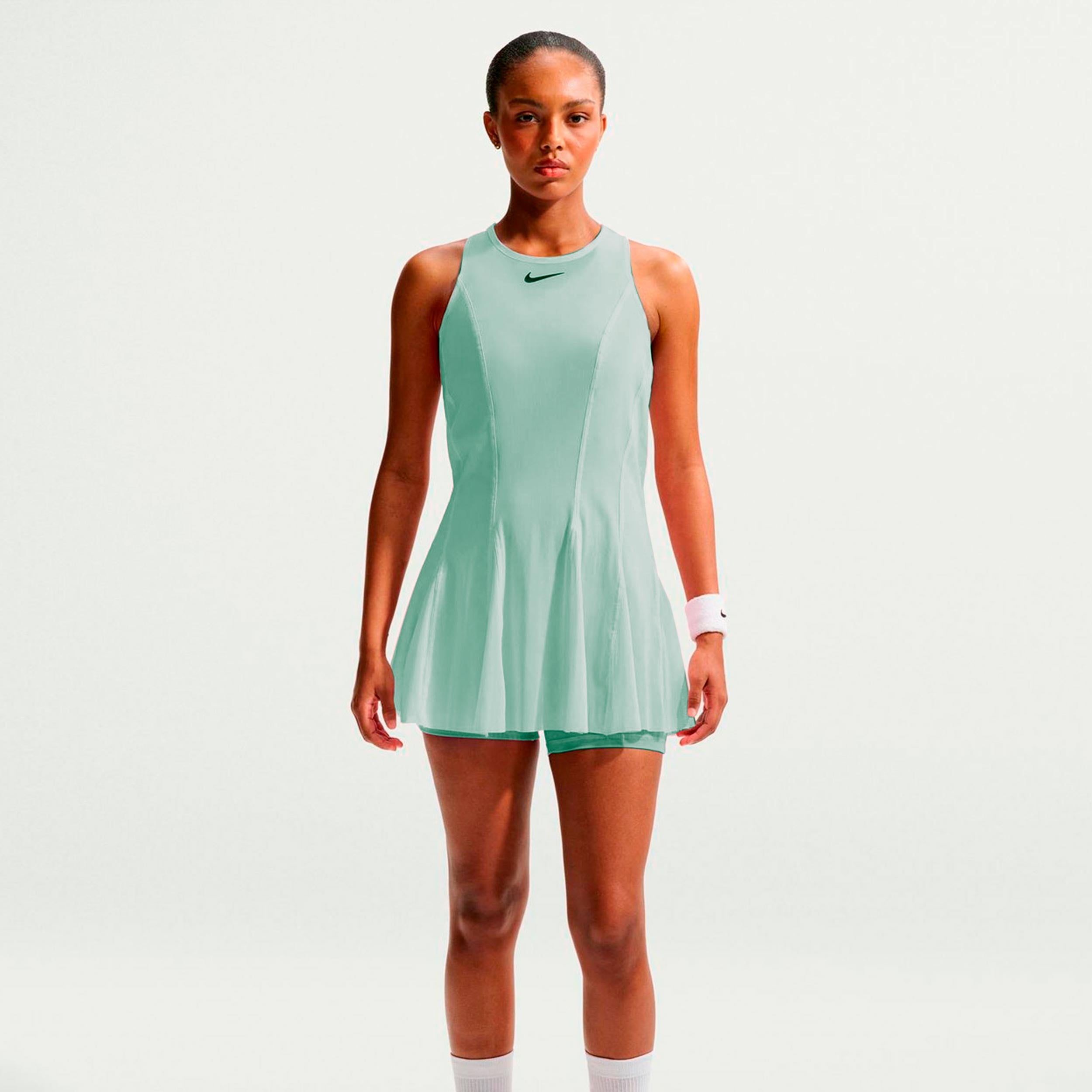Nike Court Slam  Robe Femmes - sauge, noir