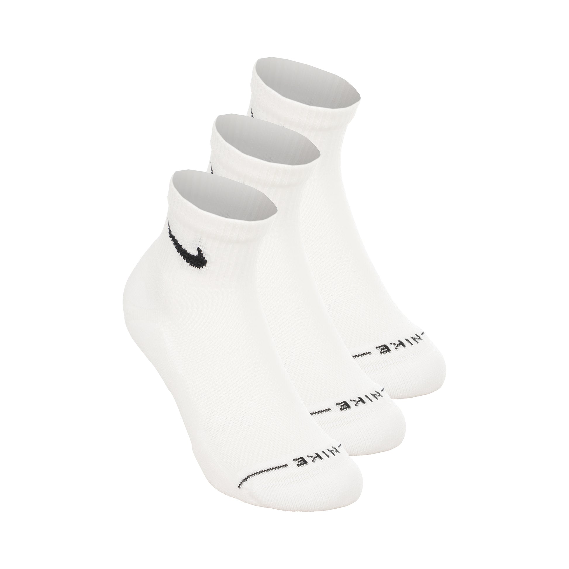 Nike Ankle Chaussettes de tennis Pack de 3 Unisex - blanc