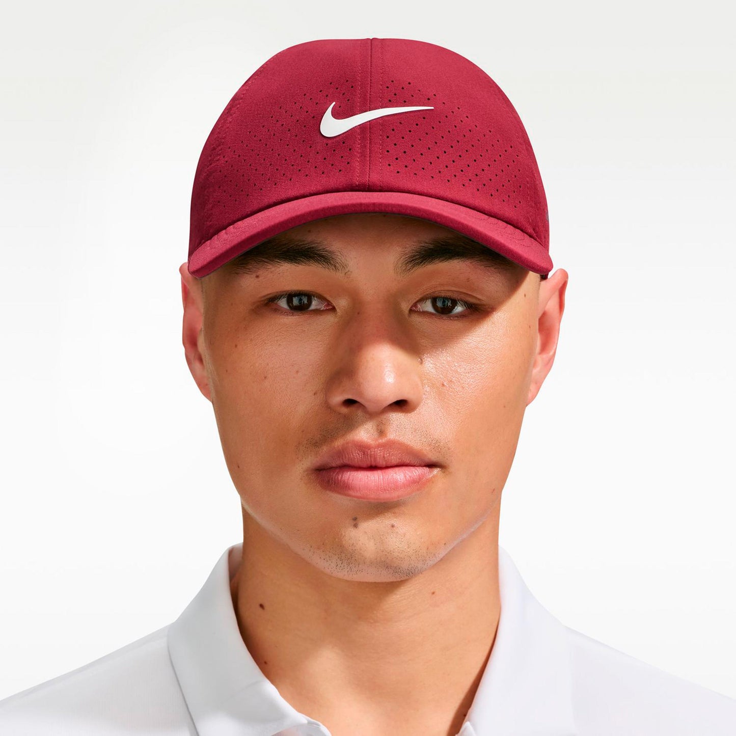 Nike Dri-Fit Advantage Club Casquette Unisex - rouge vin, crème