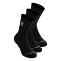 Crew Chaussettes de tennis Pack de 3 Unisex - noir