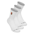 Crew Chaussettes de tennis Pack de 3 Unisex - blanc