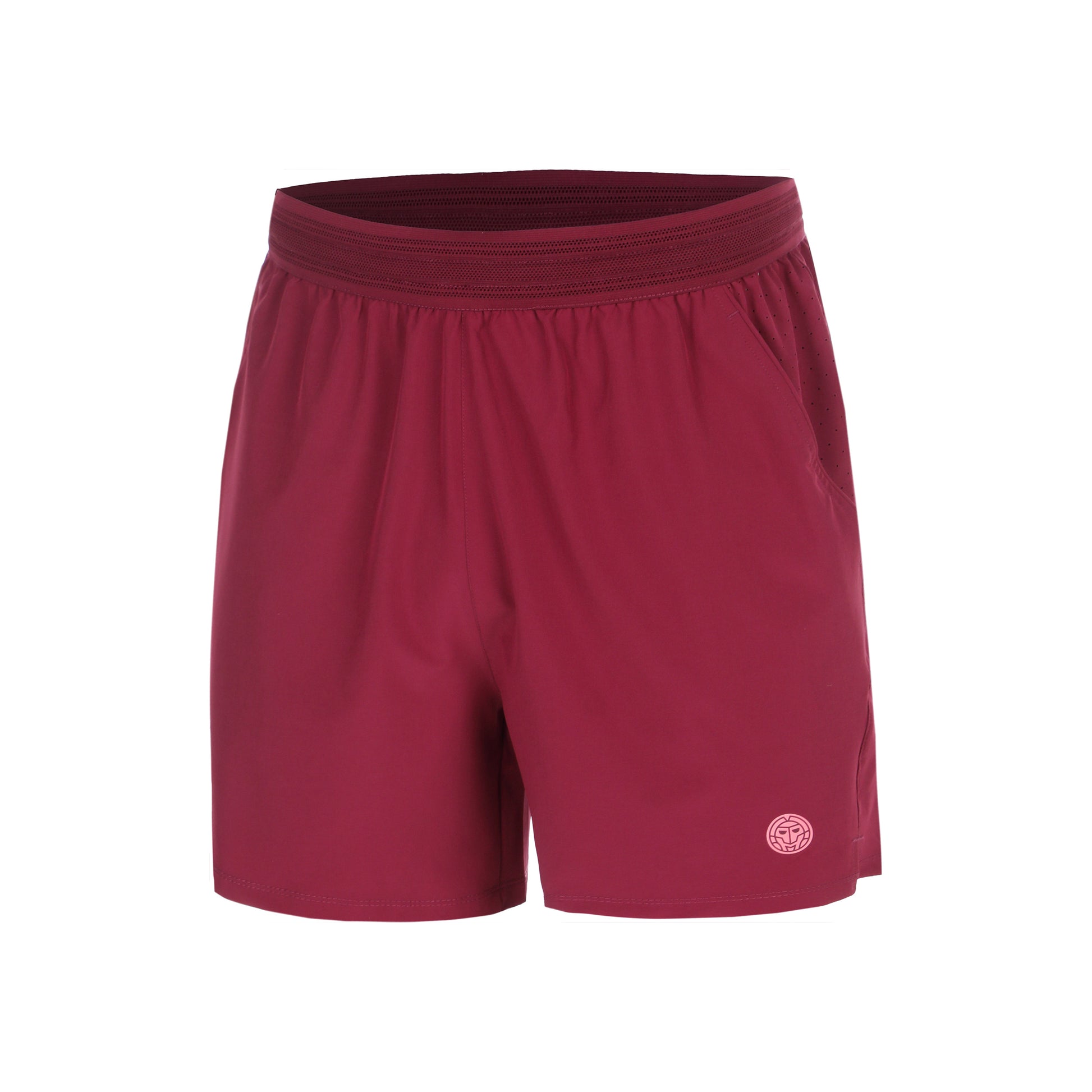 BIDI BADU Freeze Out 7in  Shorts Hommes - rouge foncé