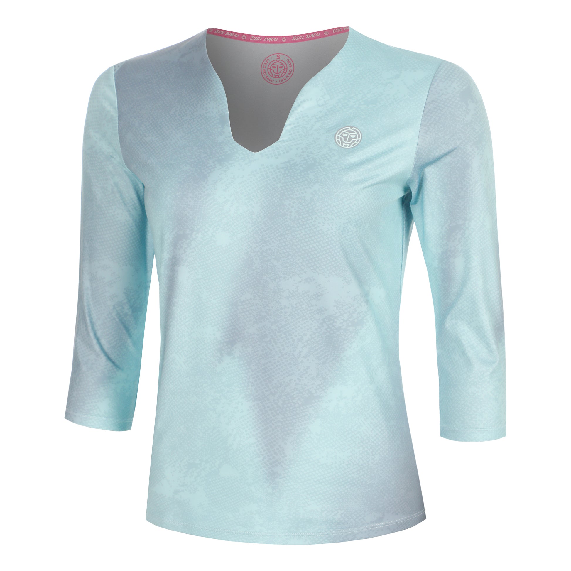 BIDI BADU Freeze Out V-Neck Printed  Haut manches longues Femmes - menthe