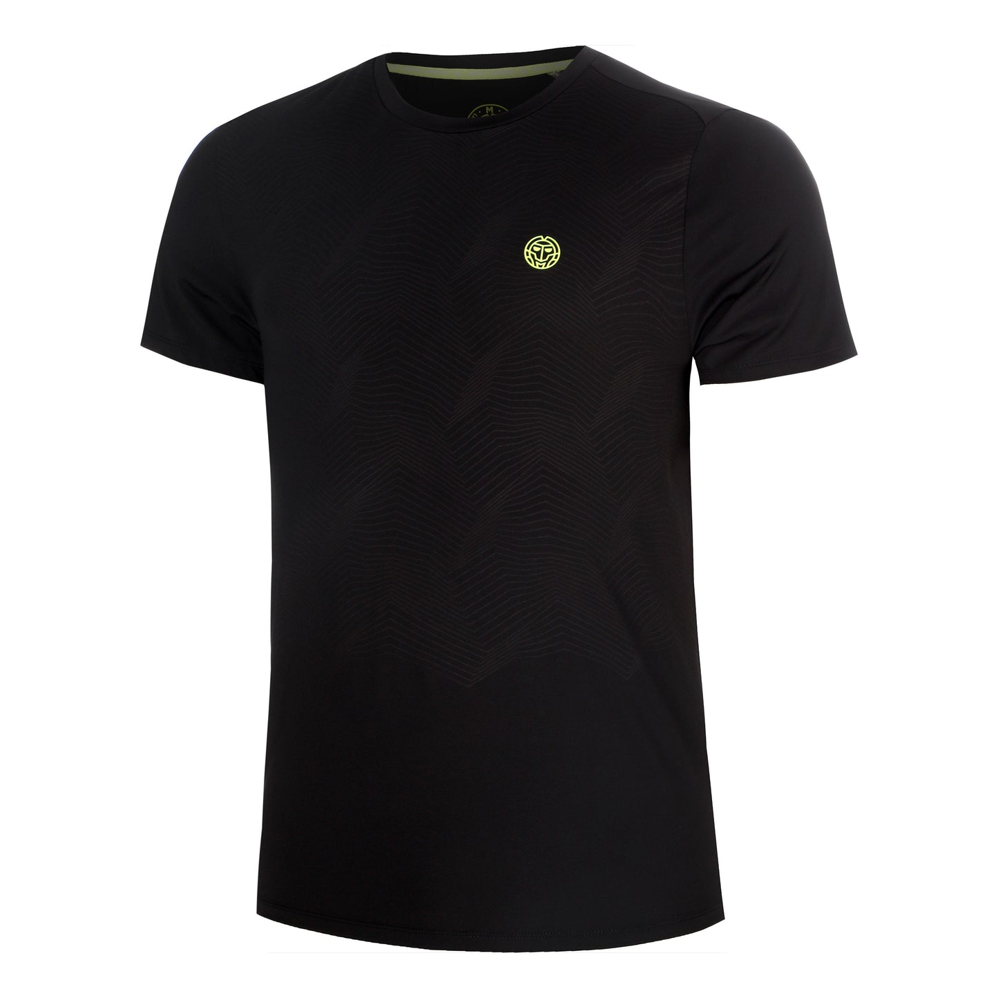 BIDI BADU Night Flash Embossed T-shirt Hommes - noir