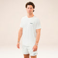 Performance Solid T-shirt Hommes - blanc cassé