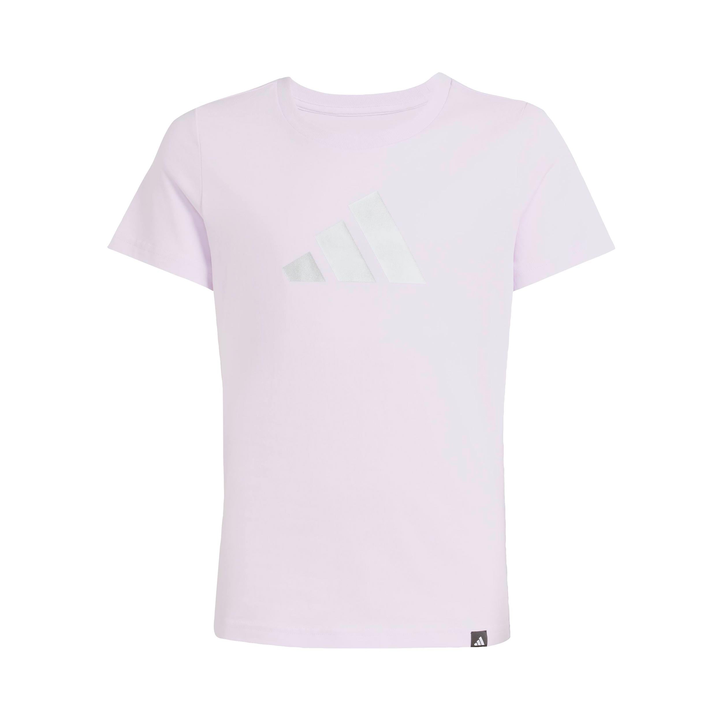 adidas Everyday Glam Graphic T-shirt Filles - lilas, blanc