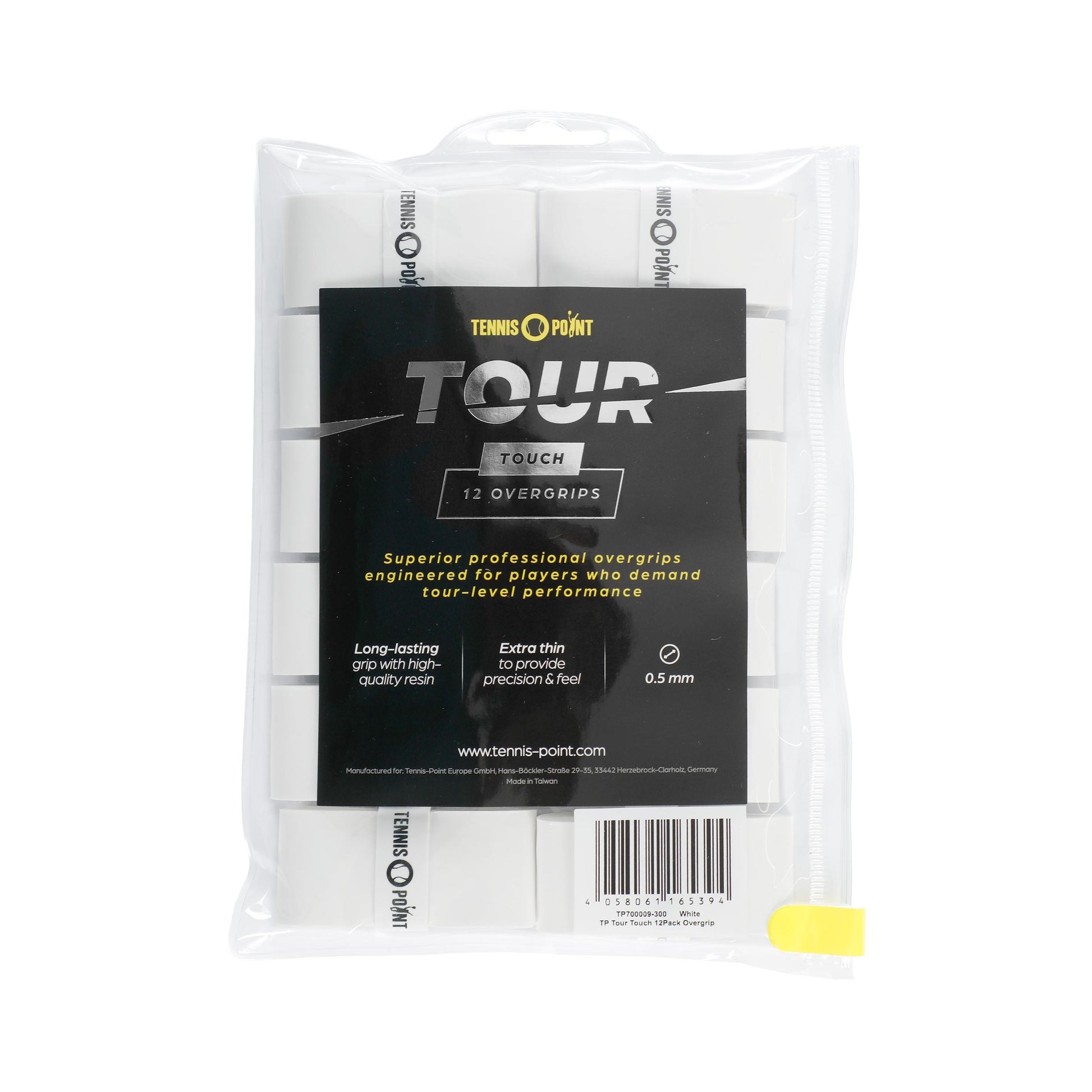 Tennis-Point Tour Touch  Pack de 12 - blanc