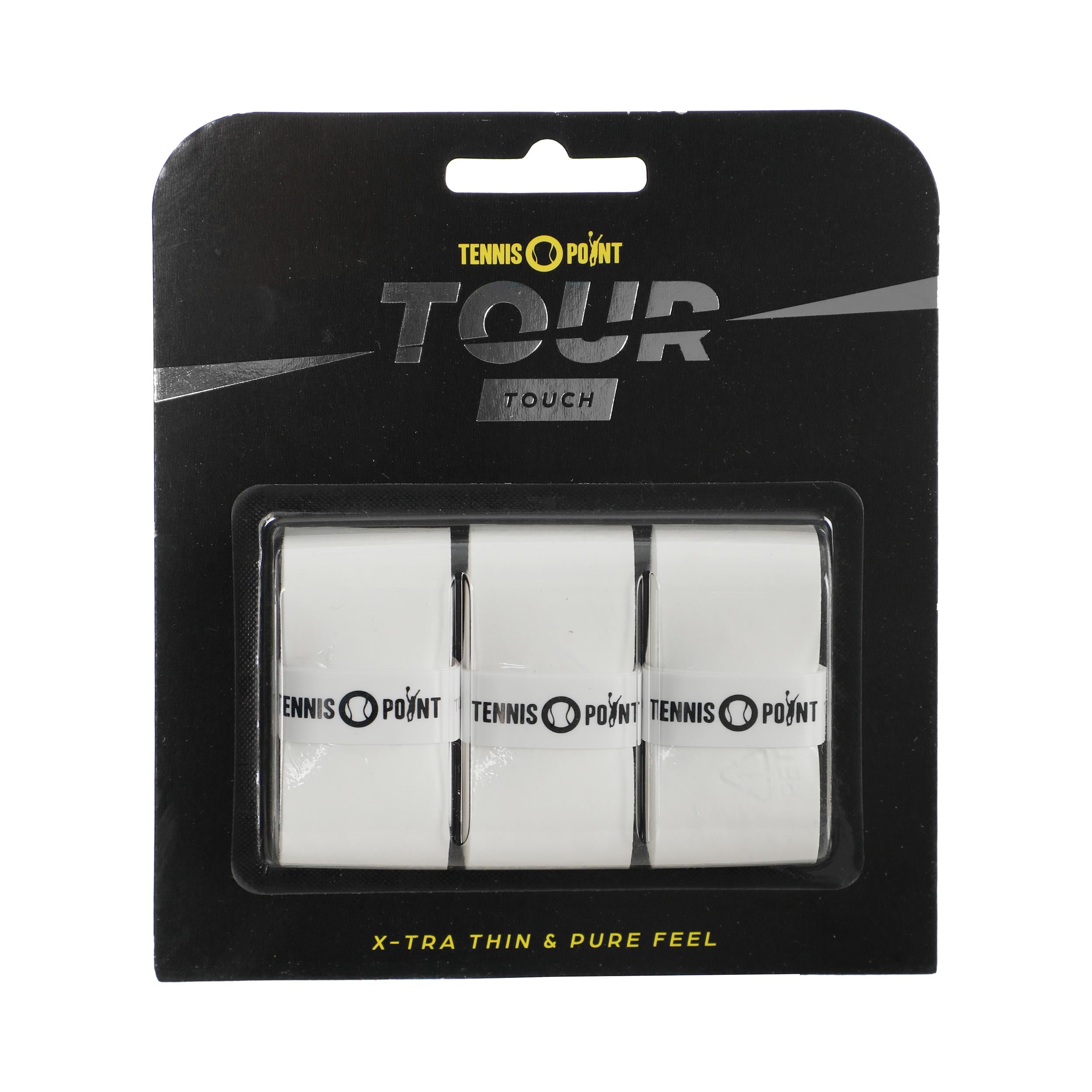 Tennis-Point Tour Touch  Pack de 3 - blanc