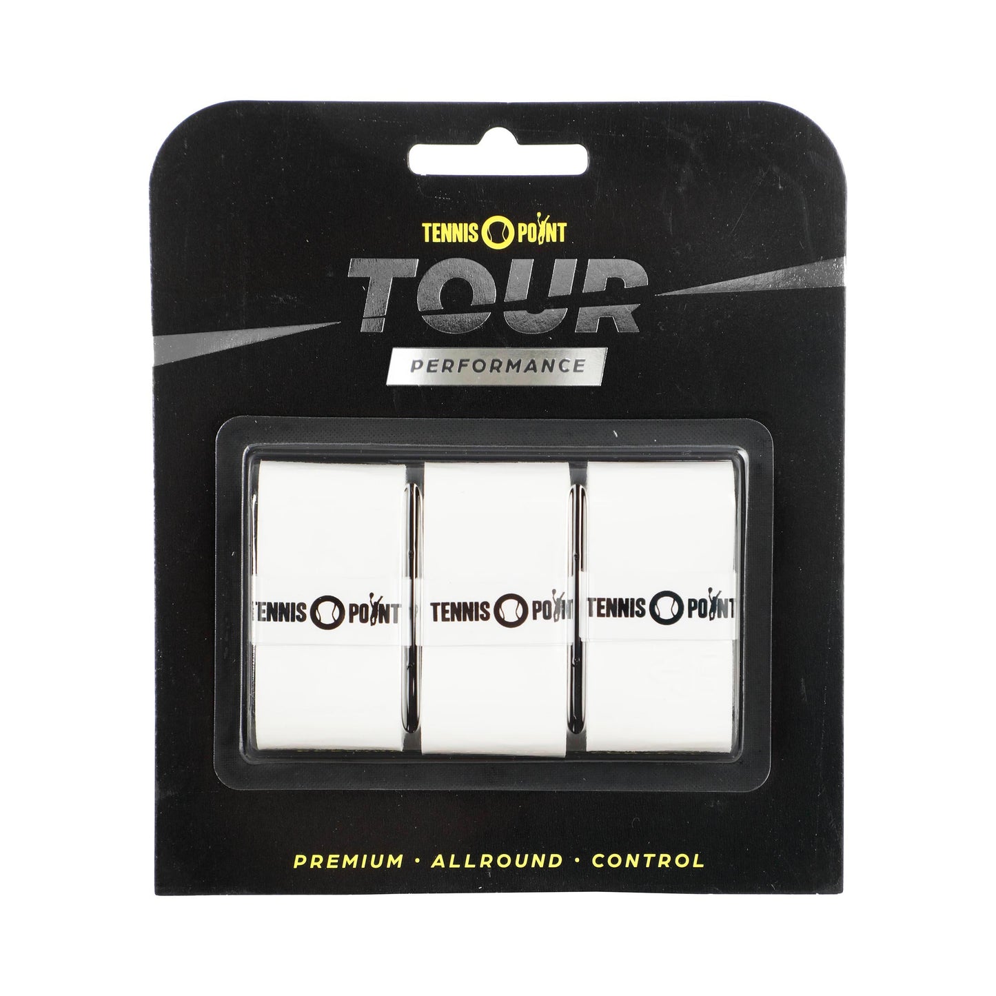 Tennis-Point Tour Performance Pack de 3 - blanc