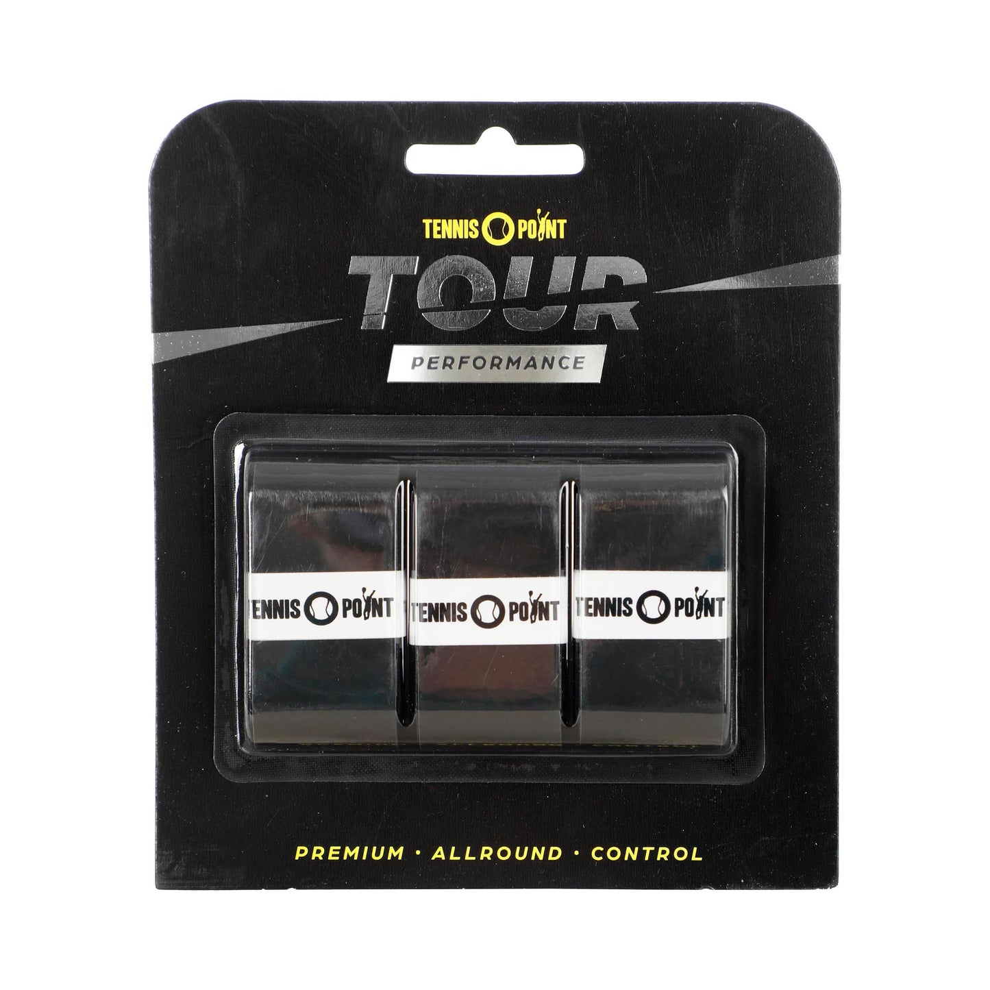 Tennis-Point Tour Performance Pack de 3 - noir