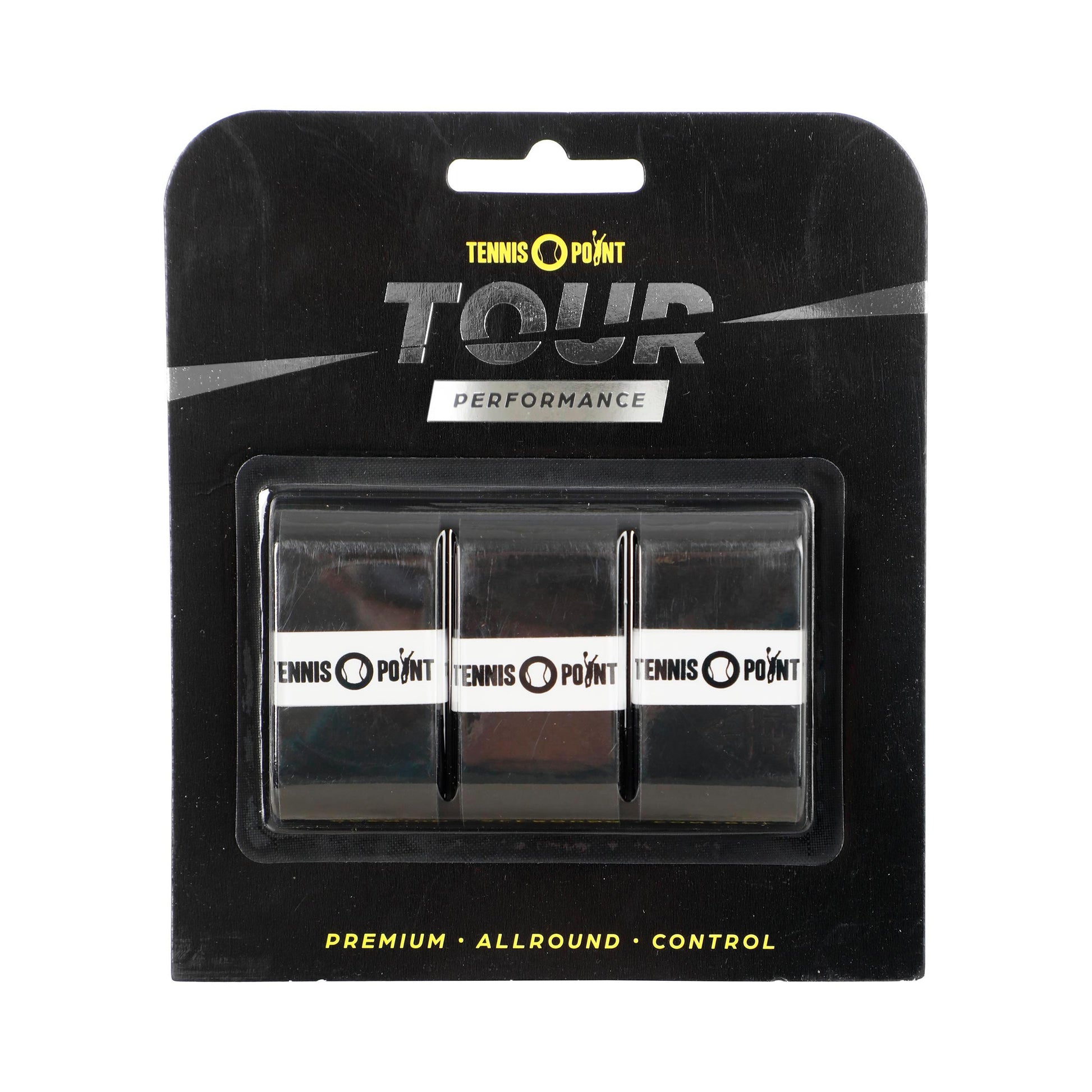 Tennis-Point Tour Performance Pack de 3 - noir