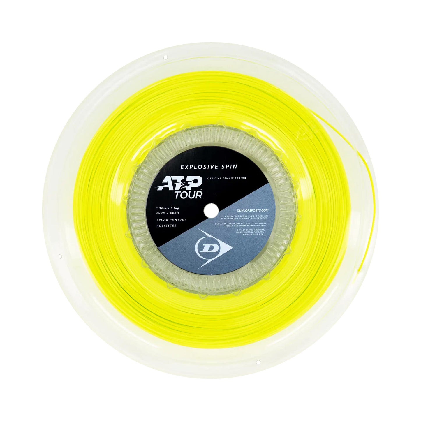 Dunlop Explosive Spin Bobine cordage 200m - jaune