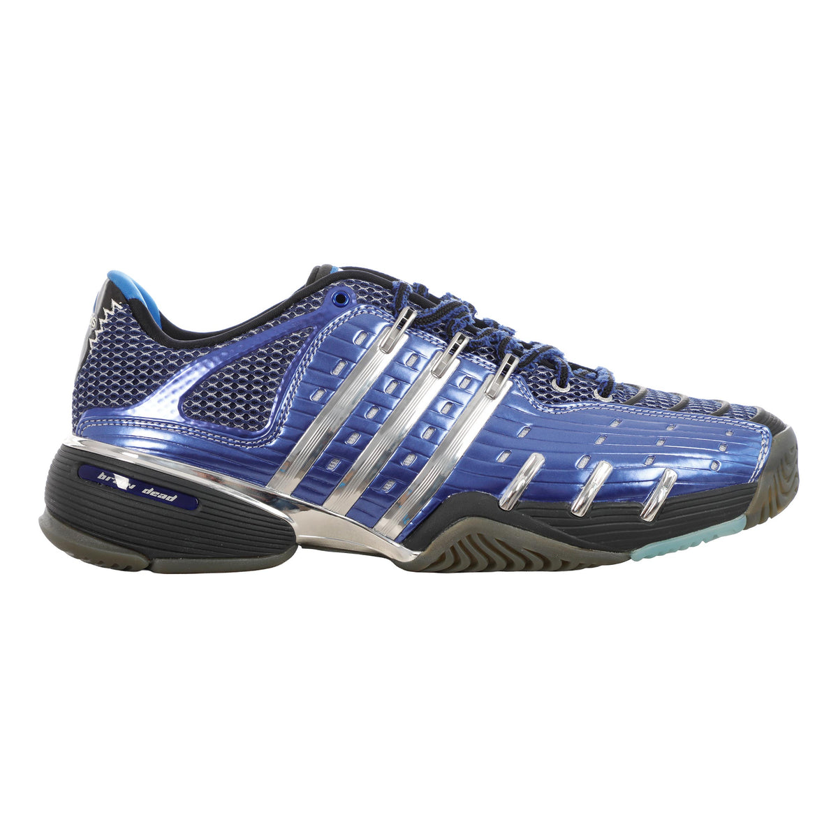 adidas Barricade V Brain Chaussures toutes surfaces Hommes - bleu foncé