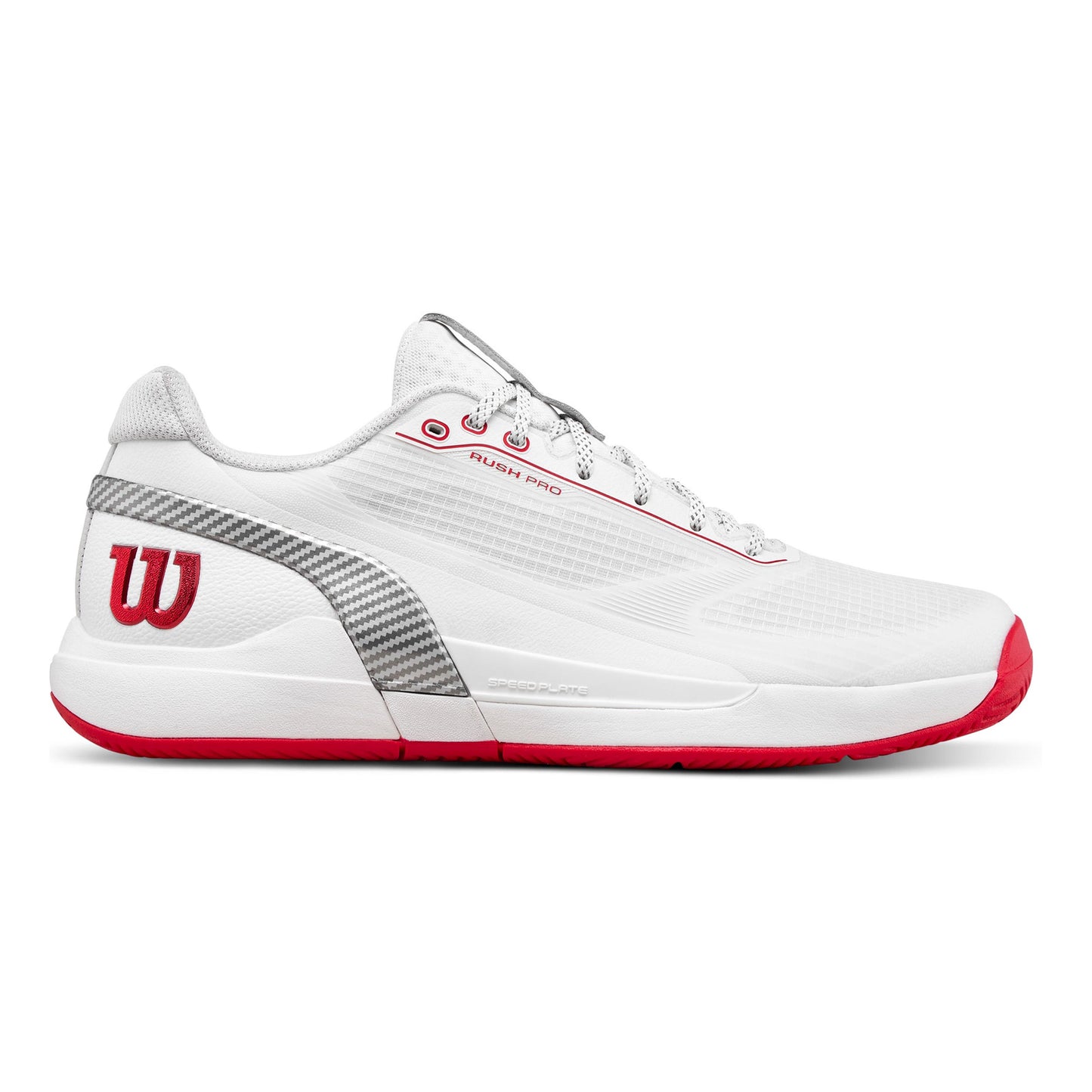 Wilson Rush Pro 5 CTC Chaussures toutes surfaces Hommes - blanc, rouge