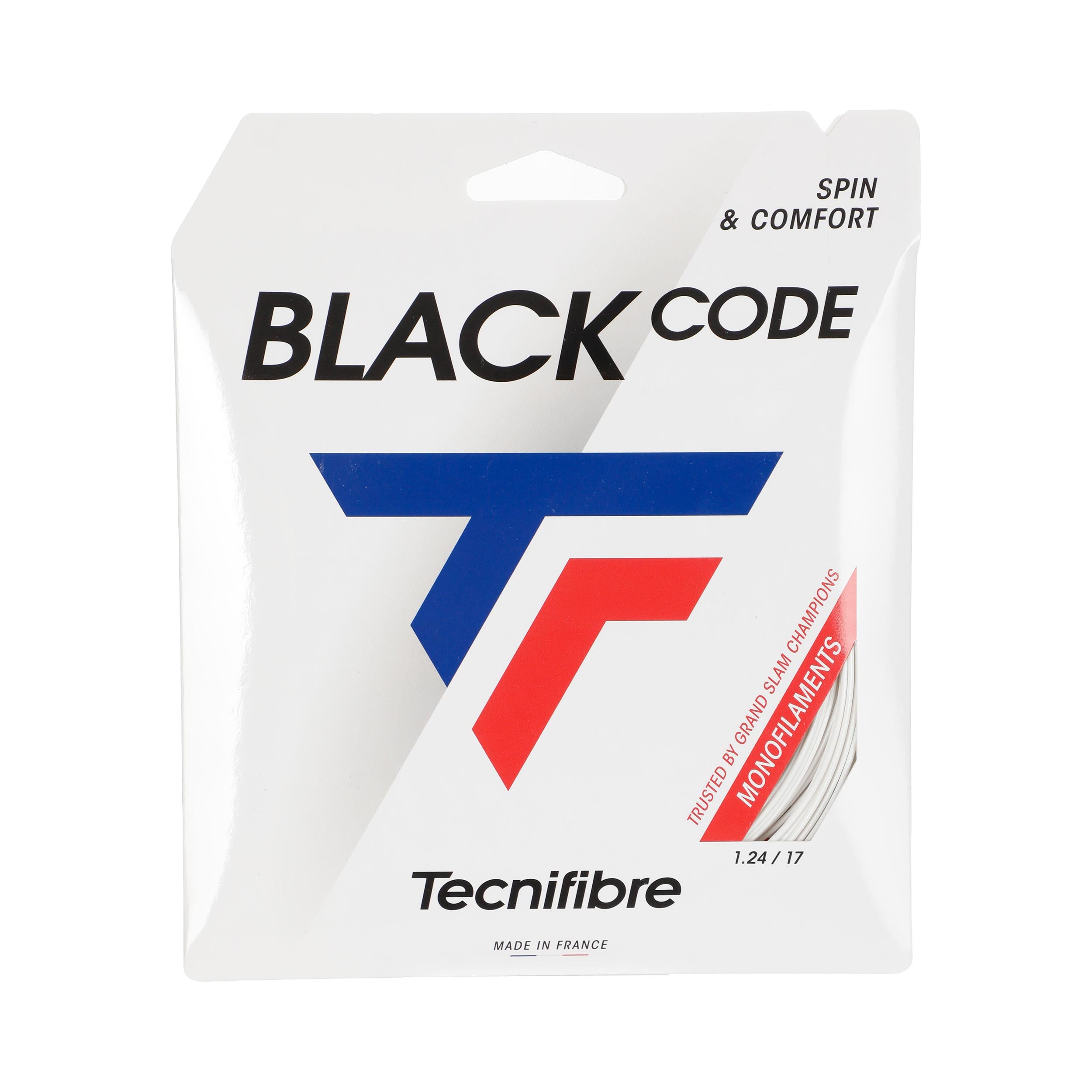 Tecnifibre Black Code Spezial Cordage en garniture 12,2m - blanc