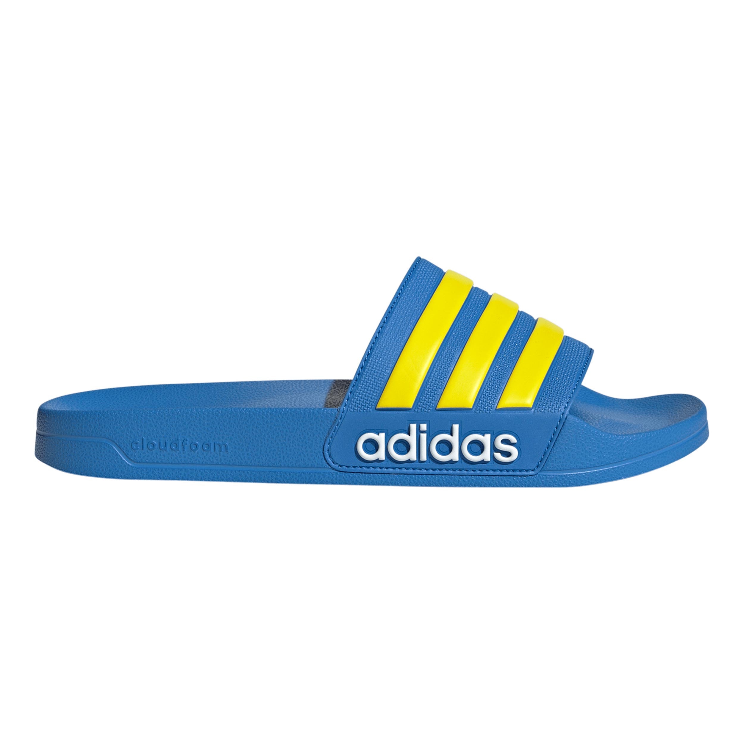 adidas Adilette Shower Tongs Unisex - bleu, jaune