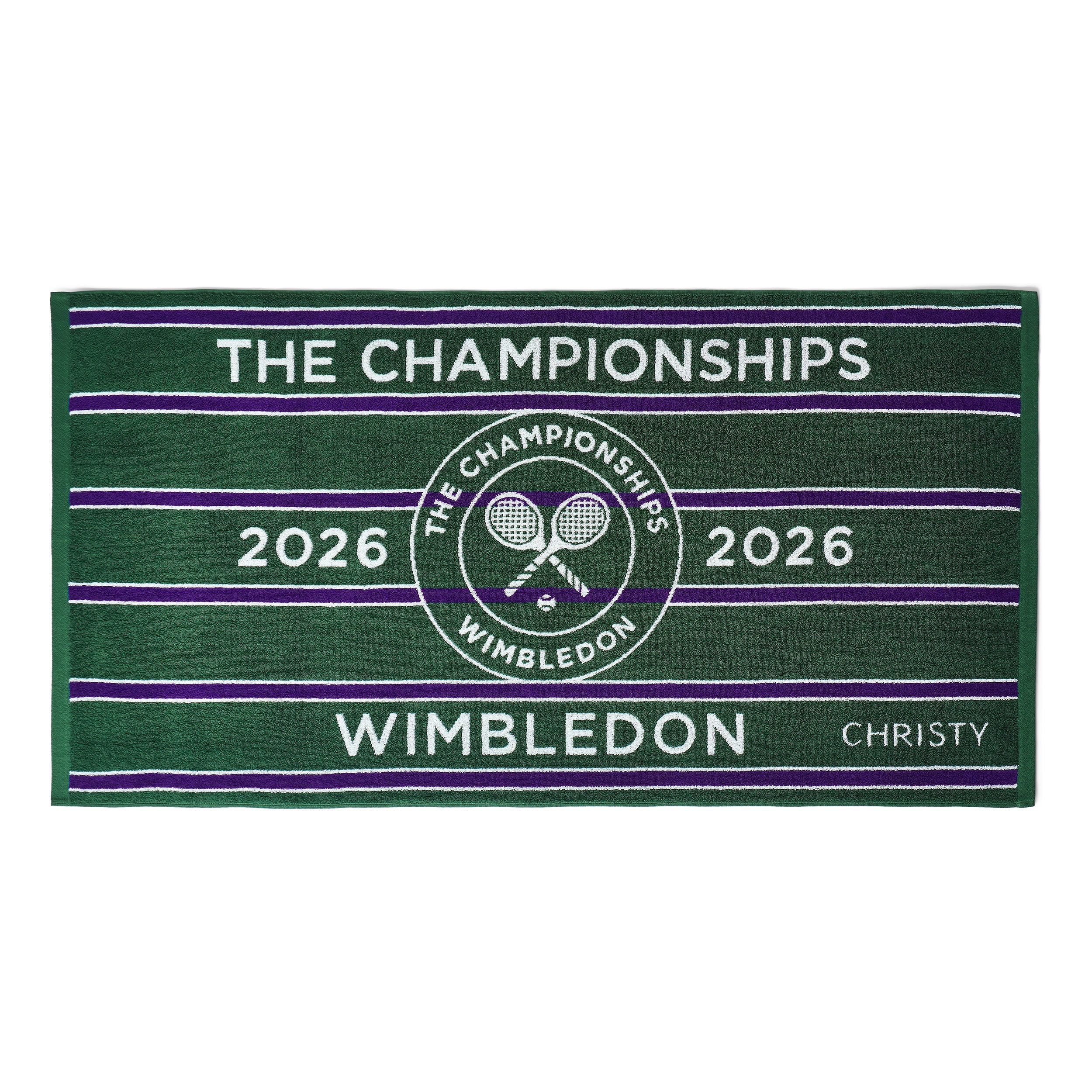 Christy Wimbledon Champ Serviette - vert, lilas