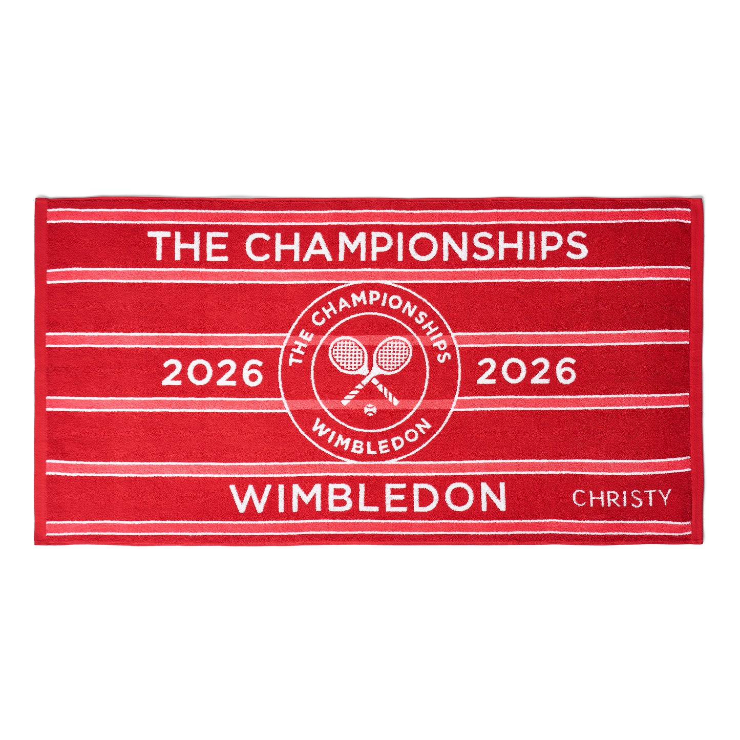 Christy Wimbledon Champ Serviette - rouge