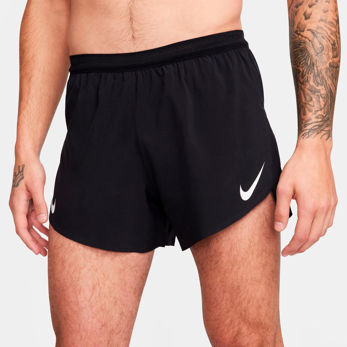 Nike AeroSwift Short de running Hommes - noir, blanc
