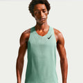 AeroSwift Maillot de course Hommes - vert olive, noir