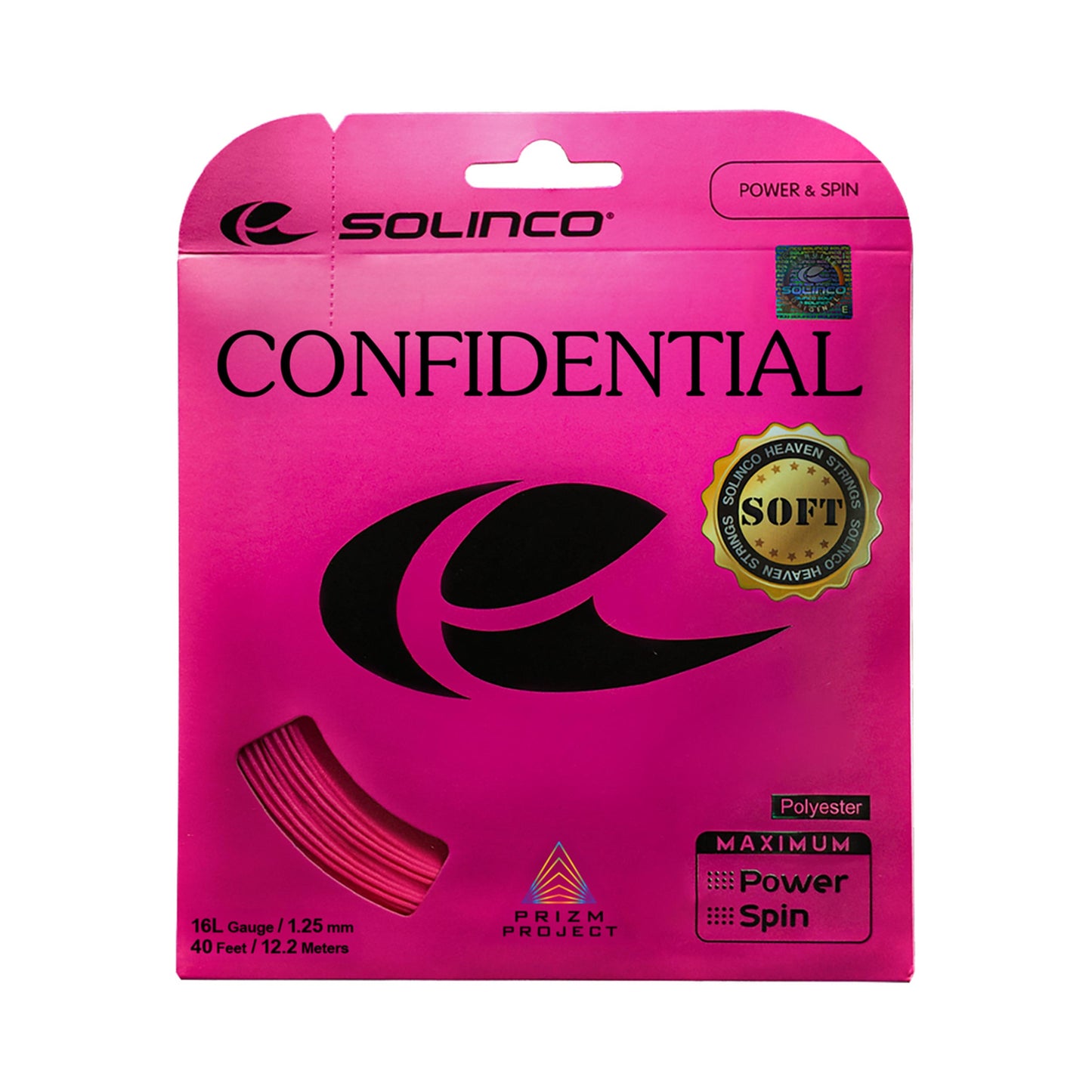 Solinco Confidential Soft  Cordage en garniture 12m - rose