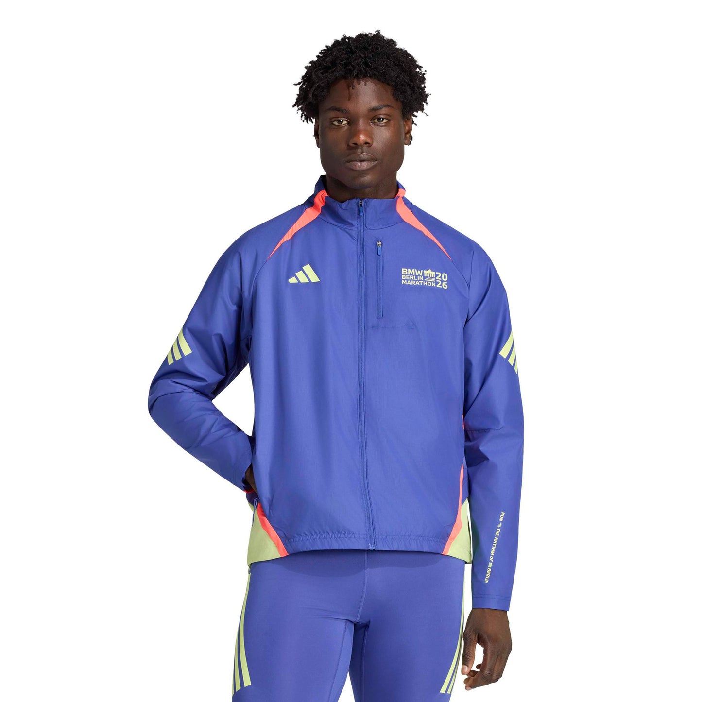 adidas BMW Berlin Veste running Hommes - bleu, jaune