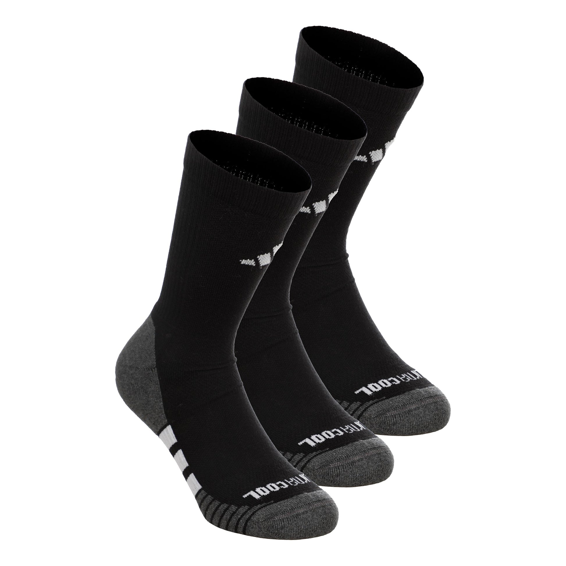 adidas Performance Cushioned Crew Chaussettes de running Unisex - noir
