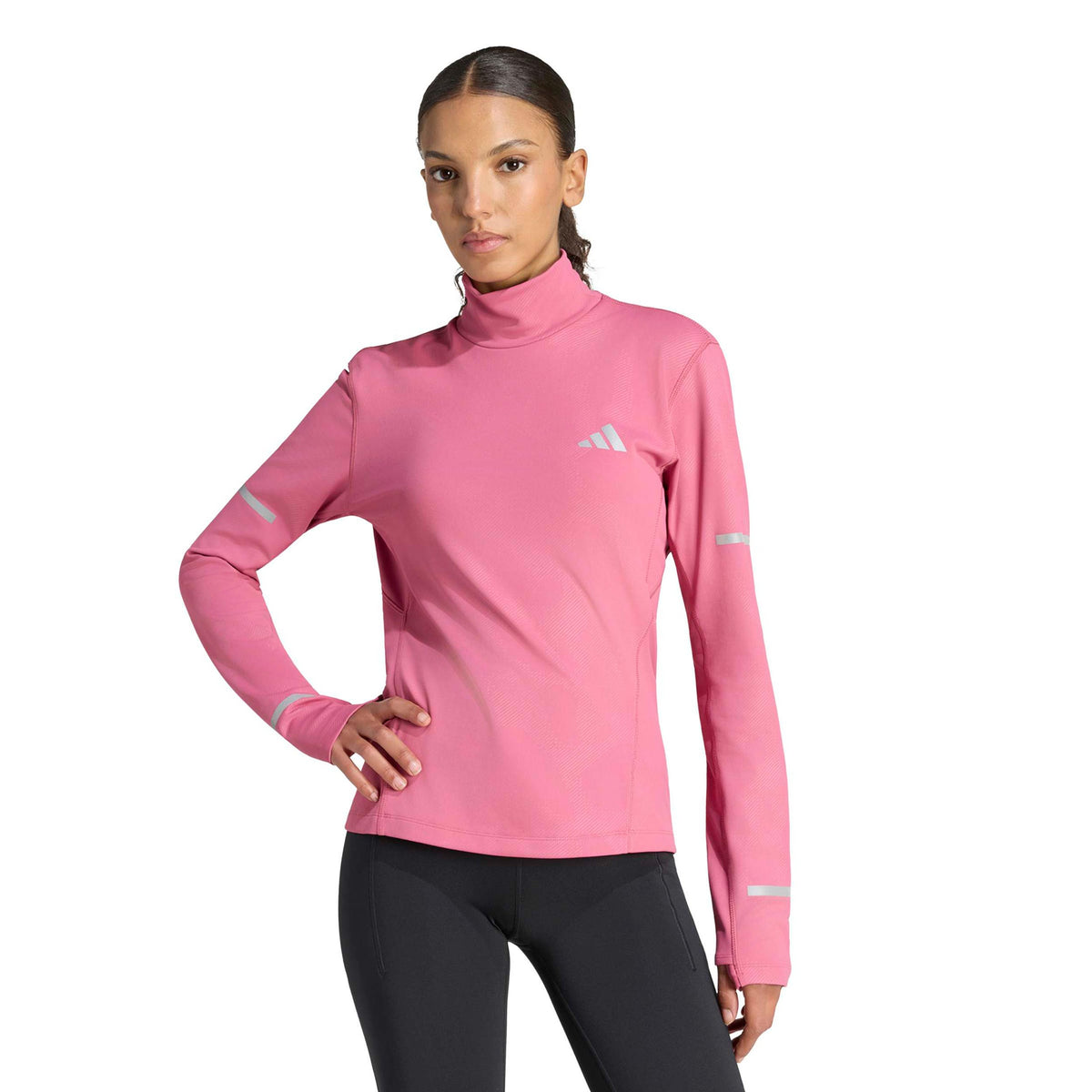 adidas adi365 Warm Maillot de course Femmes - rouge vin