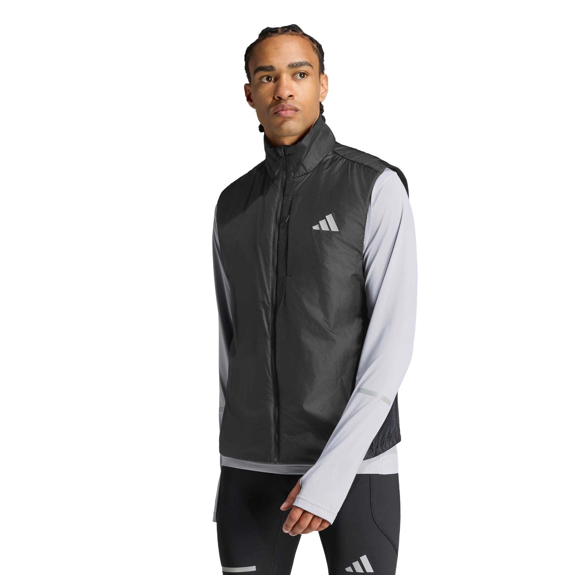 adidas adi365 Warm Gilets de course Hommes - noir