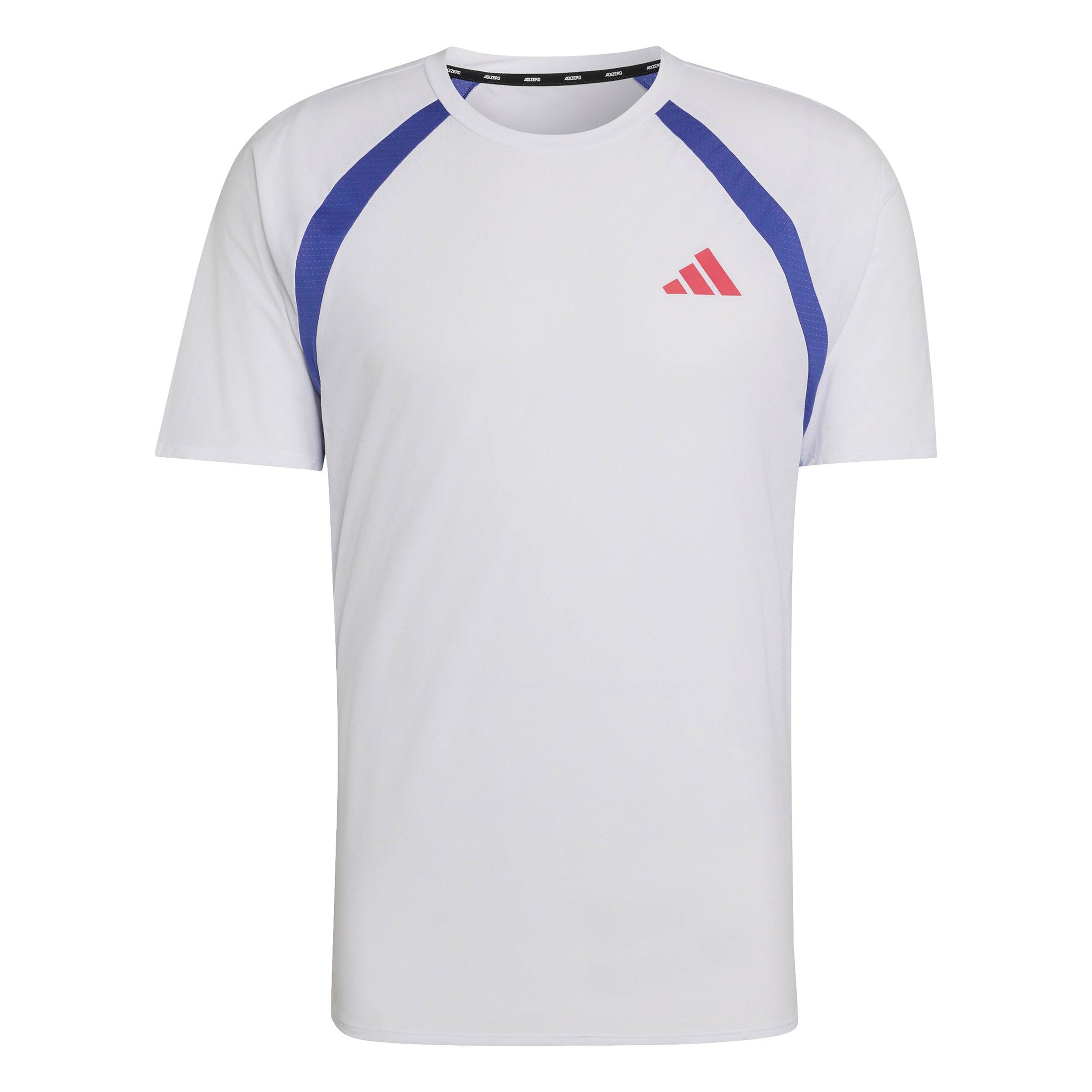adidas adizero Archive Maillot de course Hommes - blanc, bleu