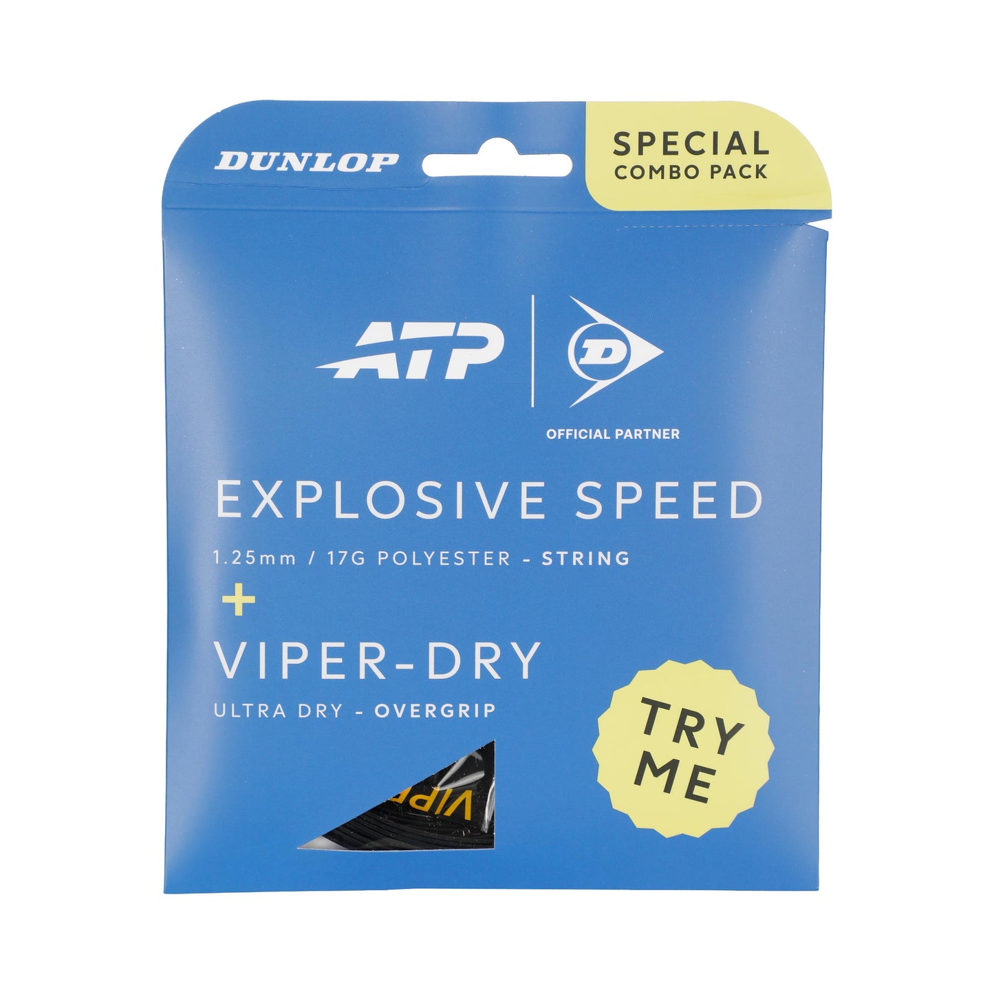 Dunlop Explosive Speed Cordage en garniture 12m - noir