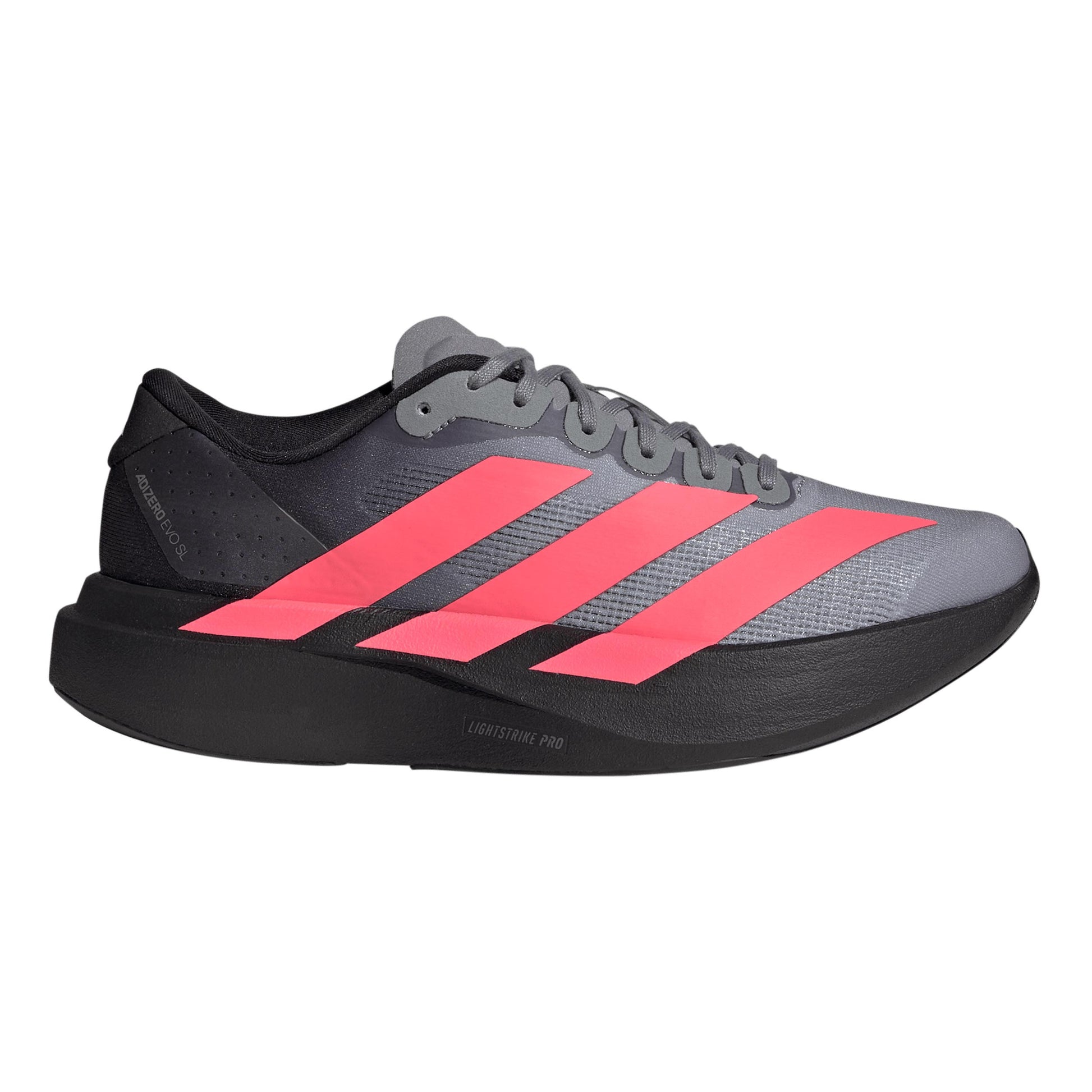 adidas adizero Evo SL Chaussure de compétition Femmes - gris foncé, rouge