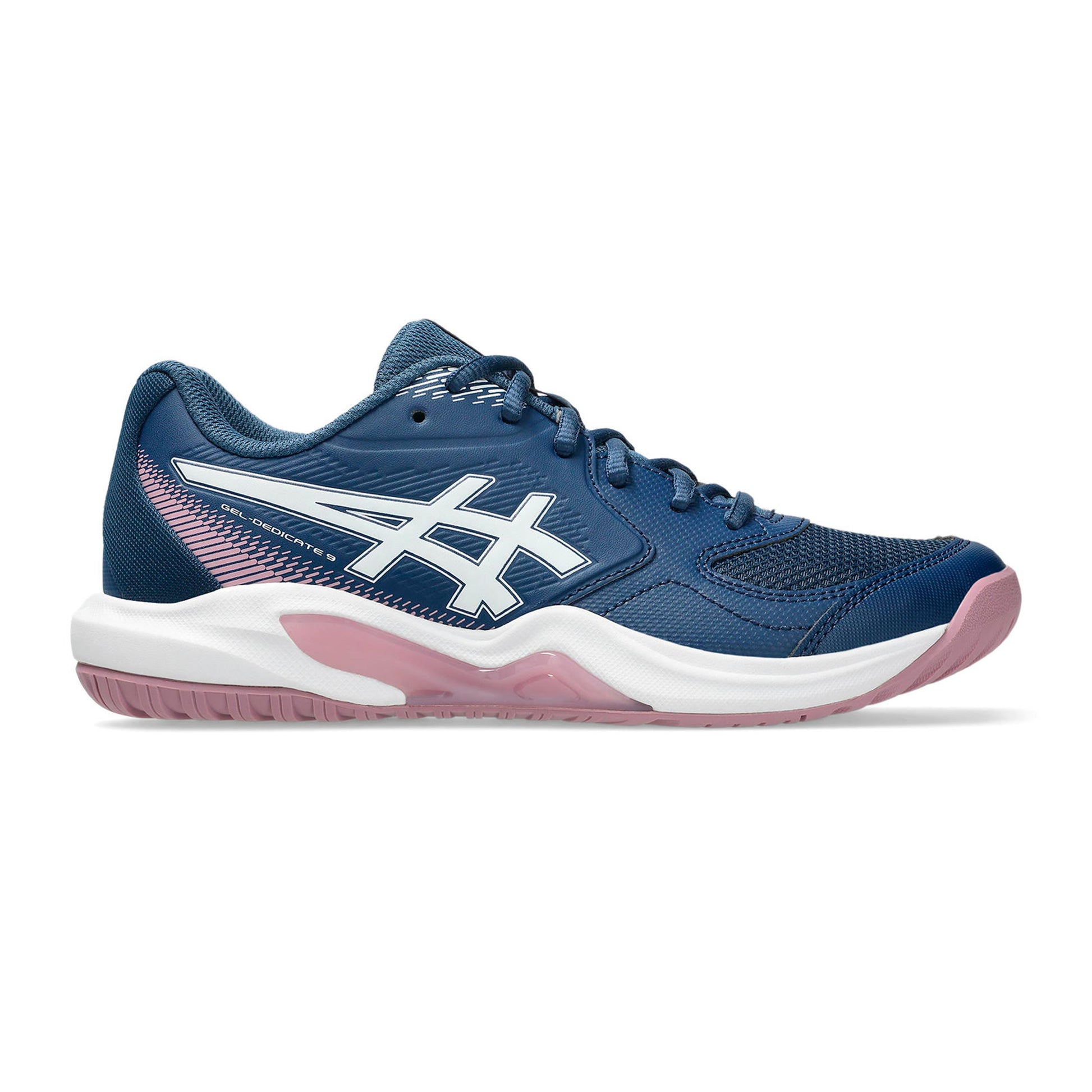 ASICS Gel-Dedicate 9 Chaussures toutes surfaces Femmes - bleu foncé, blanc
