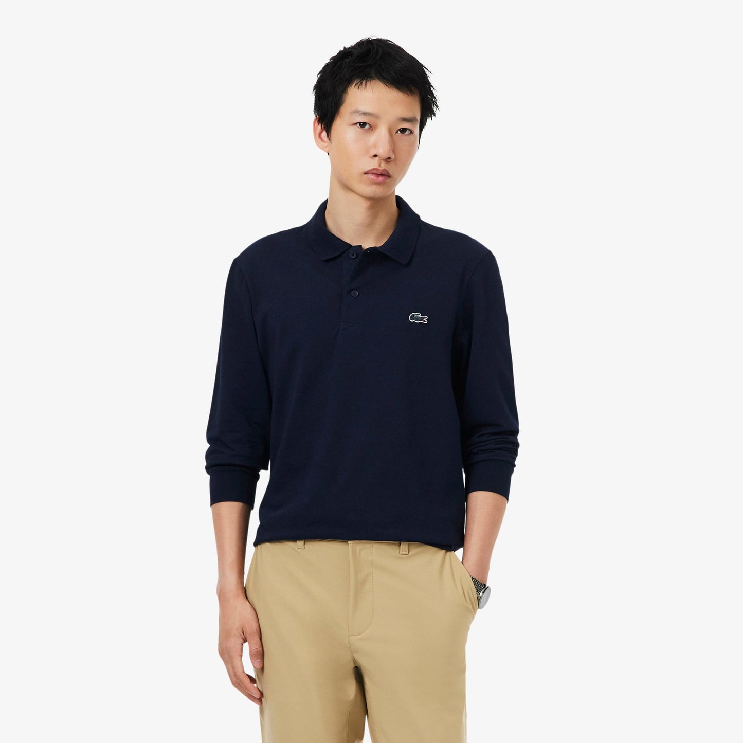 Lacoste Polo Hommes - bleu foncé