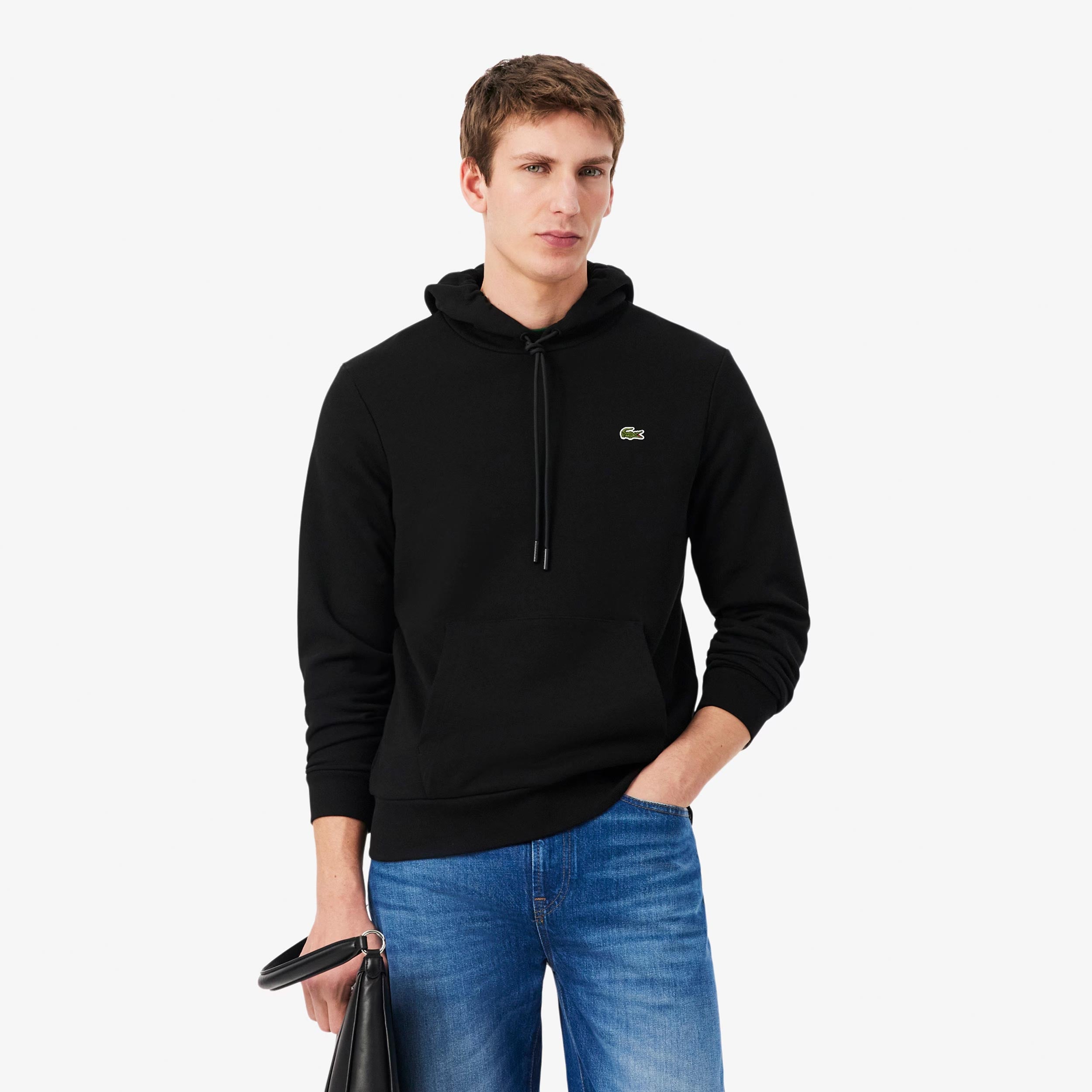 Lacoste Sweat à capuche Hommes - noir