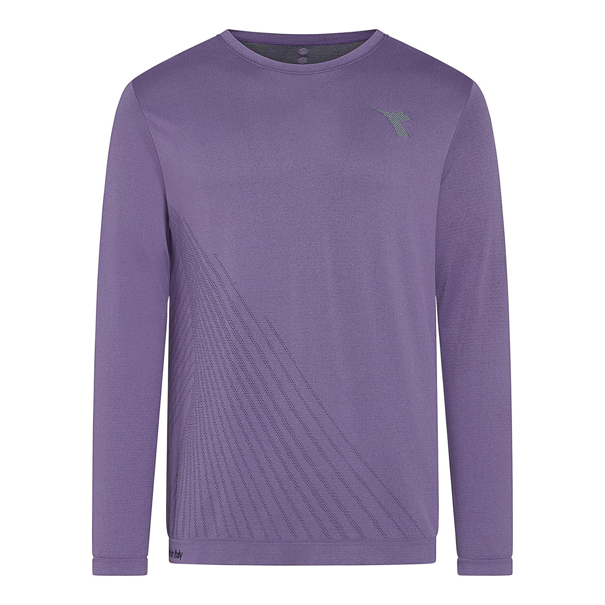Diadora Stratouno Haut manches longues Hommes - violet