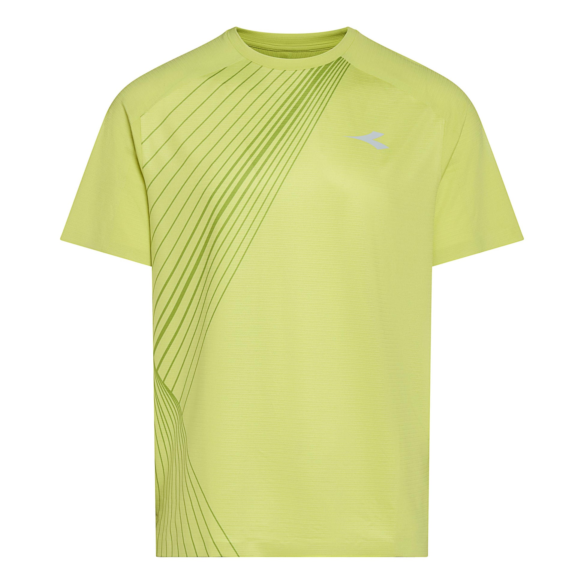 Diadora Fibrazero T-shirt Hommes - jaune lemon